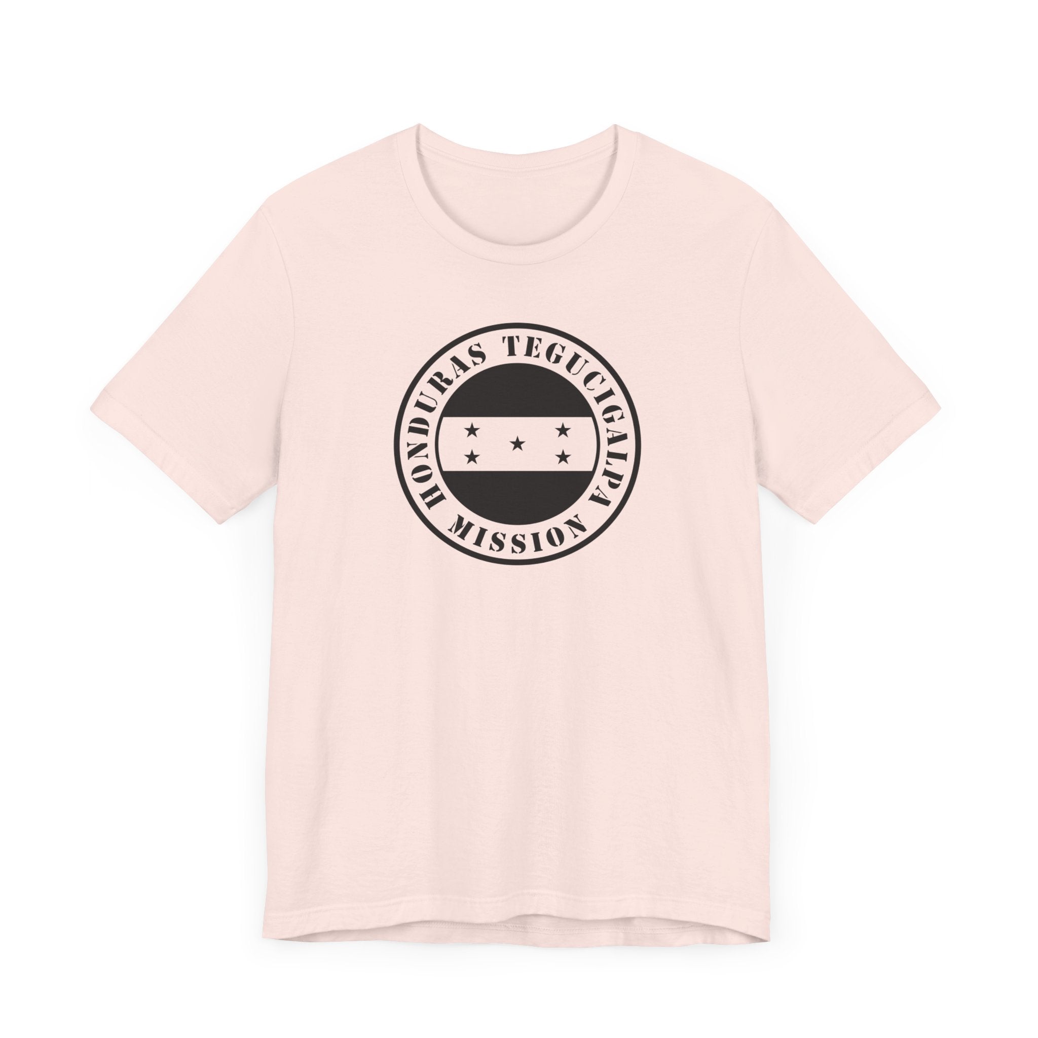 Honduras Tegucigalpa Mission Circular Monochrome Logo T-Shirt - Mission Wishlist - LDS Missionary Gift Store