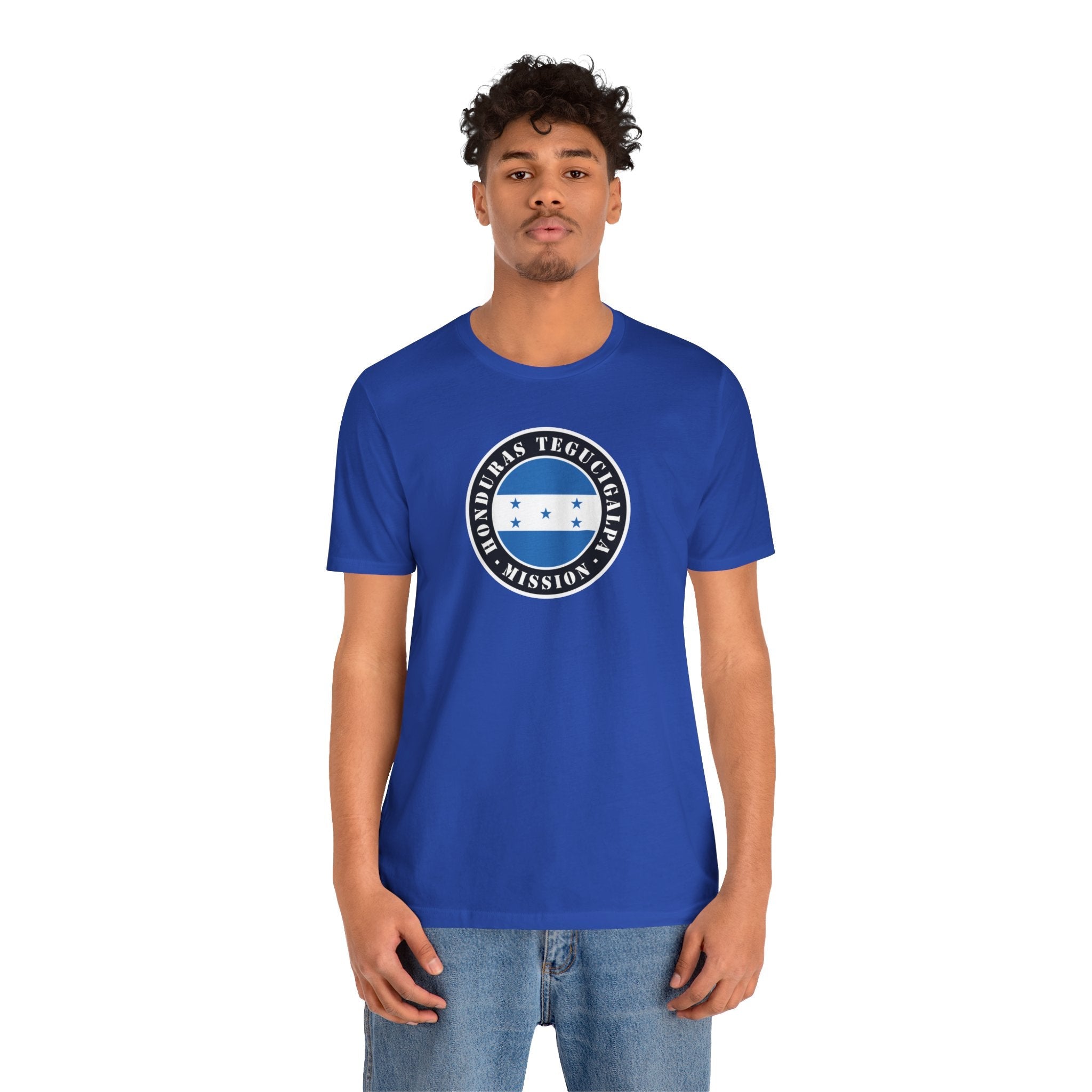 Honduras Tegucigalpa Mission Flag Logo (Black Border) T-shirt - Mission Wishlist - LDS Missionary Gift Store