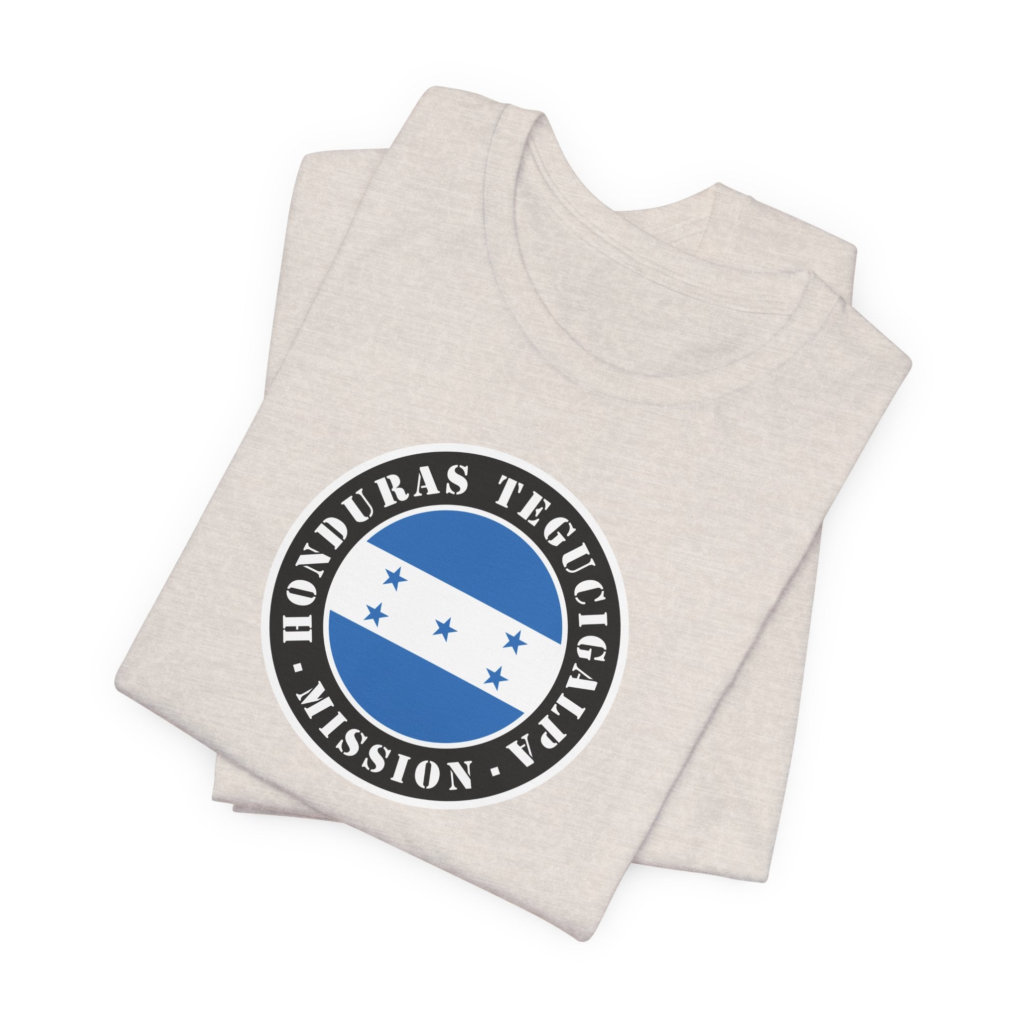 Honduras Tegucigalpa Mission Flag Logo (Black Border) T-shirt - Mission Wishlist - LDS Missionary Gift Store