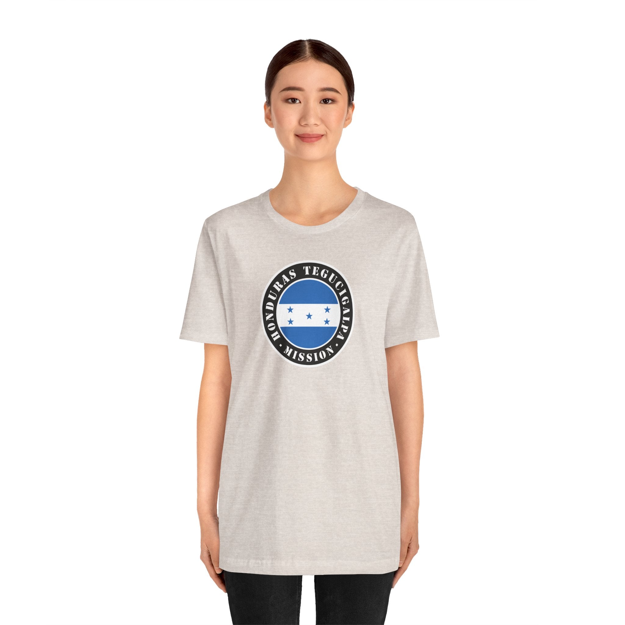 Honduras Tegucigalpa Mission Flag Logo (Black Border) T-shirt - Mission Wishlist - LDS Missionary Gift Store