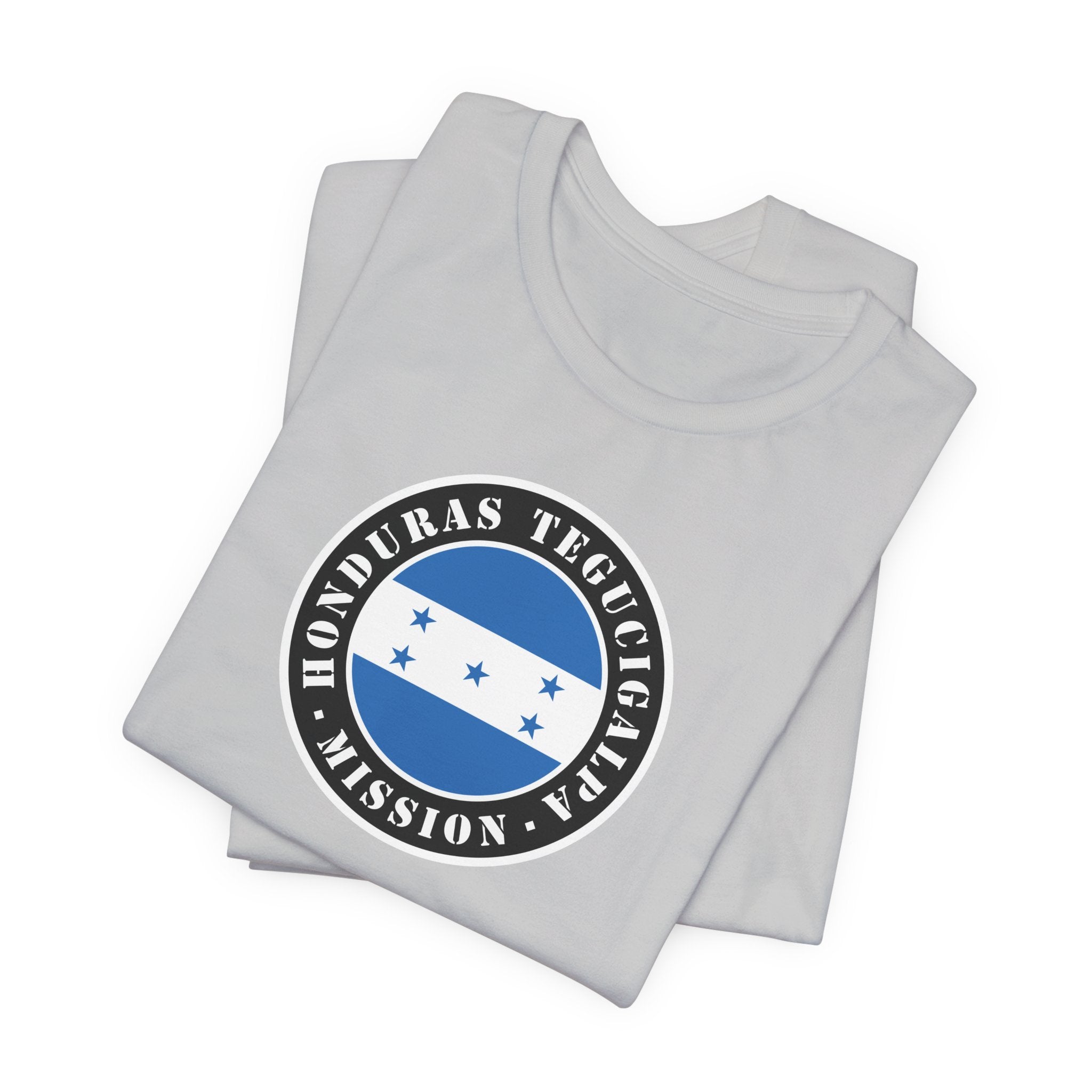 Honduras Tegucigalpa Mission Flag Logo (Black Border) T-shirt - Mission Wishlist - LDS Missionary Gift Store