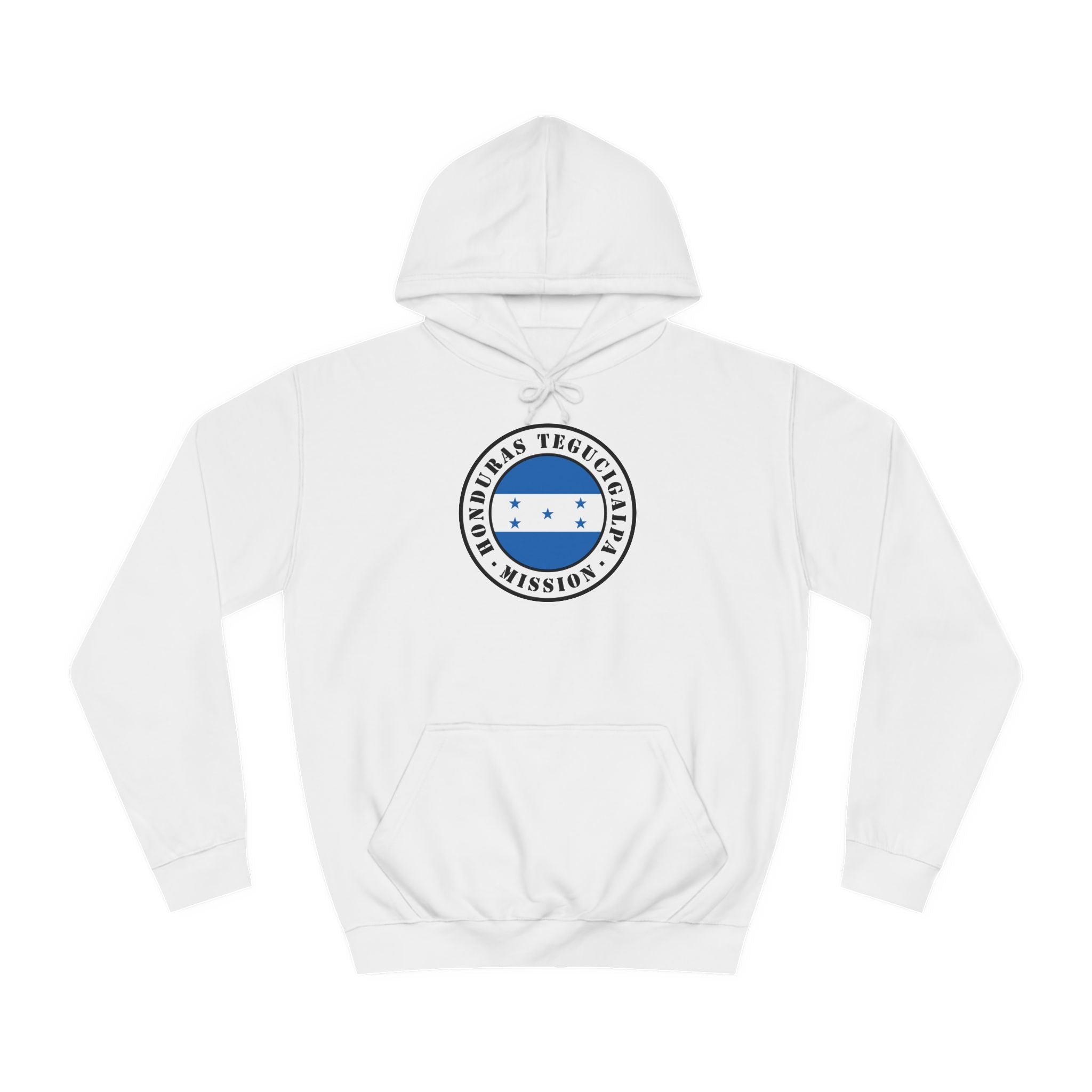 Honduras Tegucigalpa Mission Flag Logo (White Border) College Hoodie - Mission Wishlist - LDS Missionary Gift Store