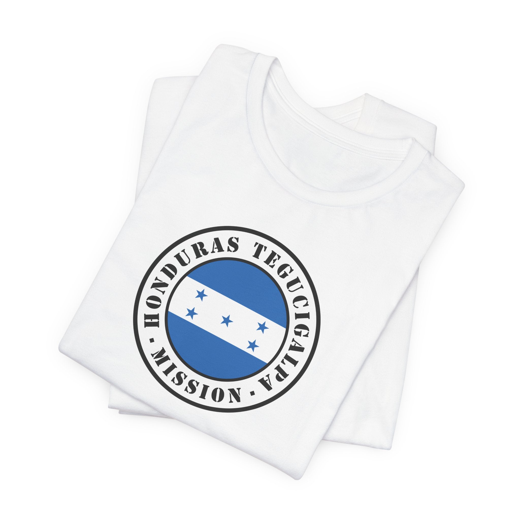 Honduras Tegucigalpa Mission Flag Logo (White Border) T-shirt - Mission Wishlist - LDS Missionary Gift Store