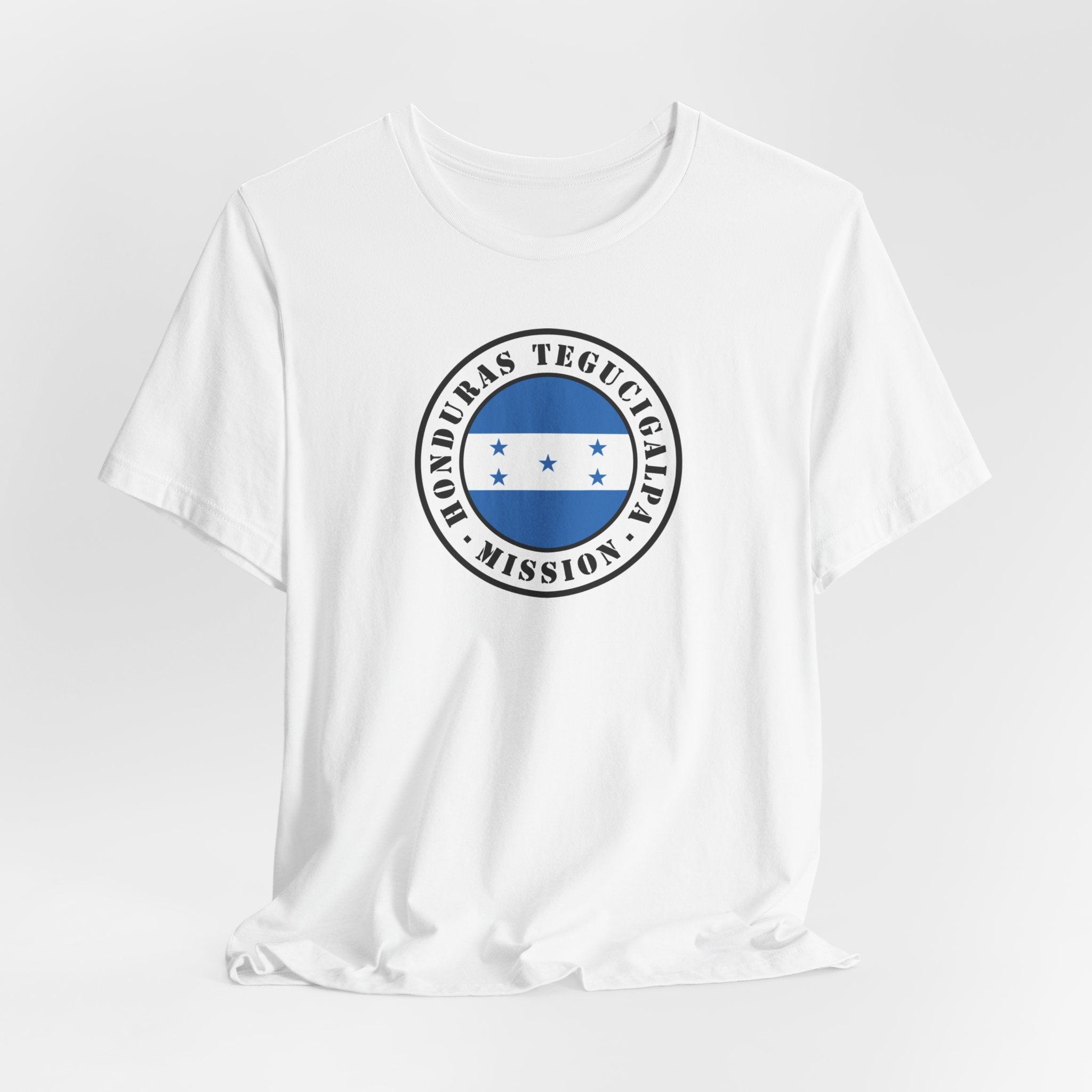 Honduras Tegucigalpa Mission Flag Logo (White Border) T-shirt - Mission Wishlist - LDS Missionary Gift Store