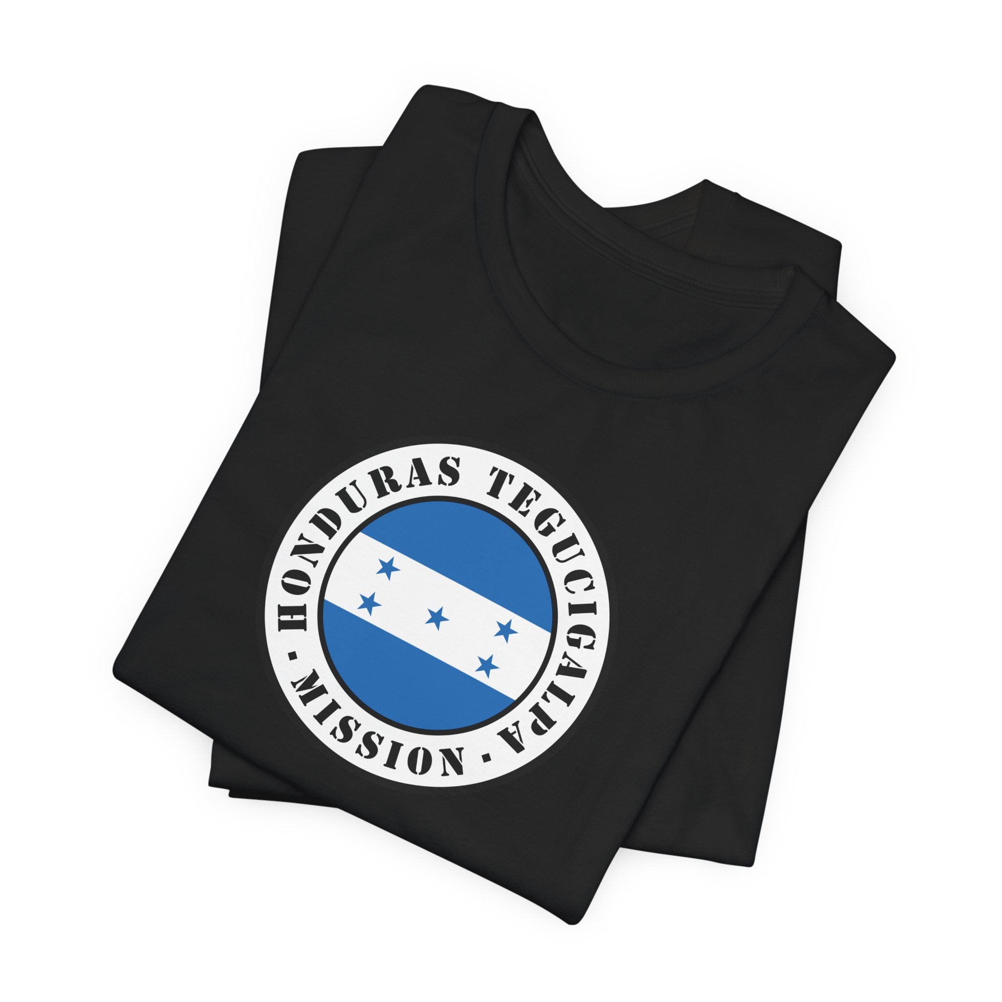 Honduras Tegucigalpa Mission Flag Logo (White Border) T-shirt - Mission Wishlist - LDS Missionary Gift Store