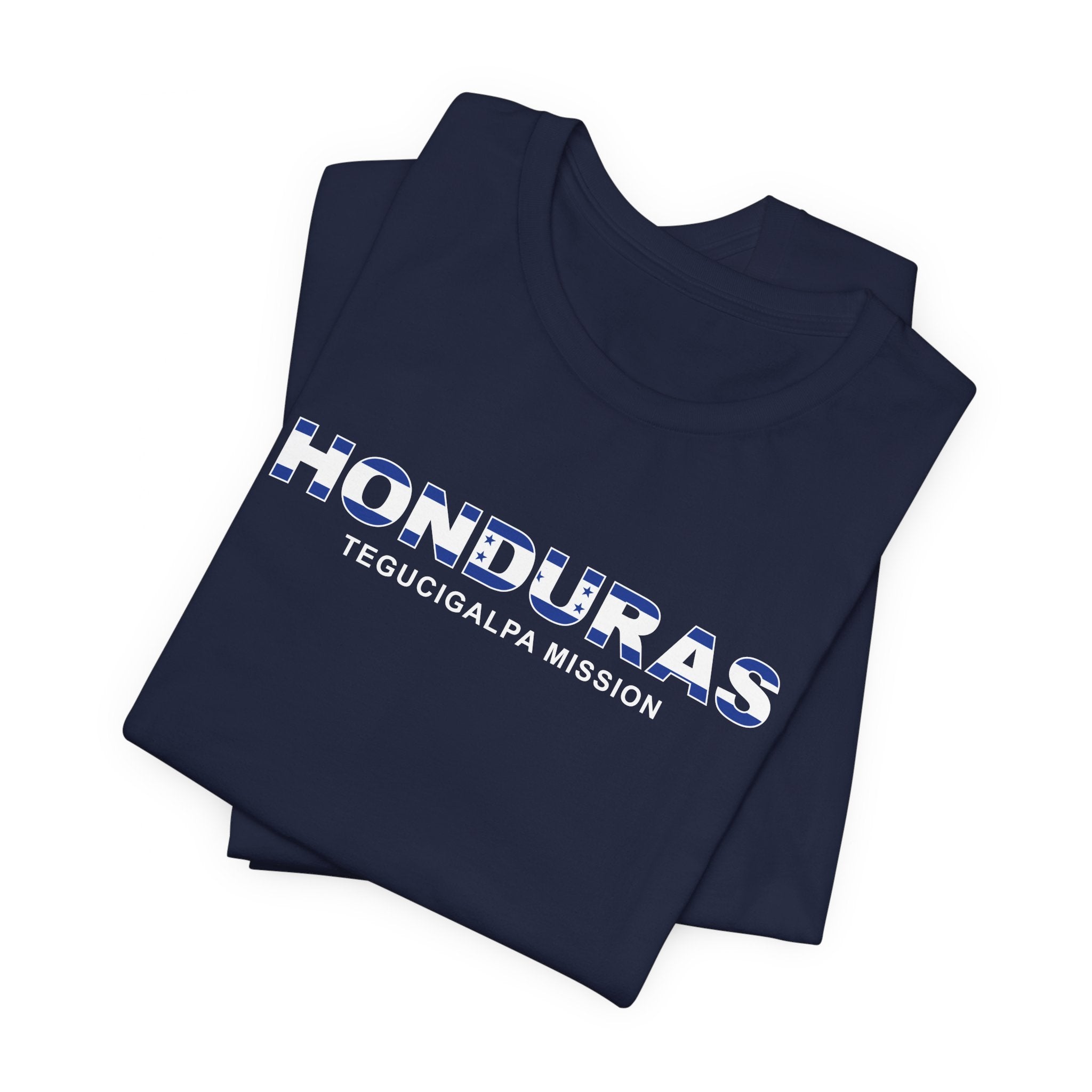 Honduras Tegucigalpa Mission Flag Title T-shirt - Mission Wishlist - LDS Missionary Gift Store