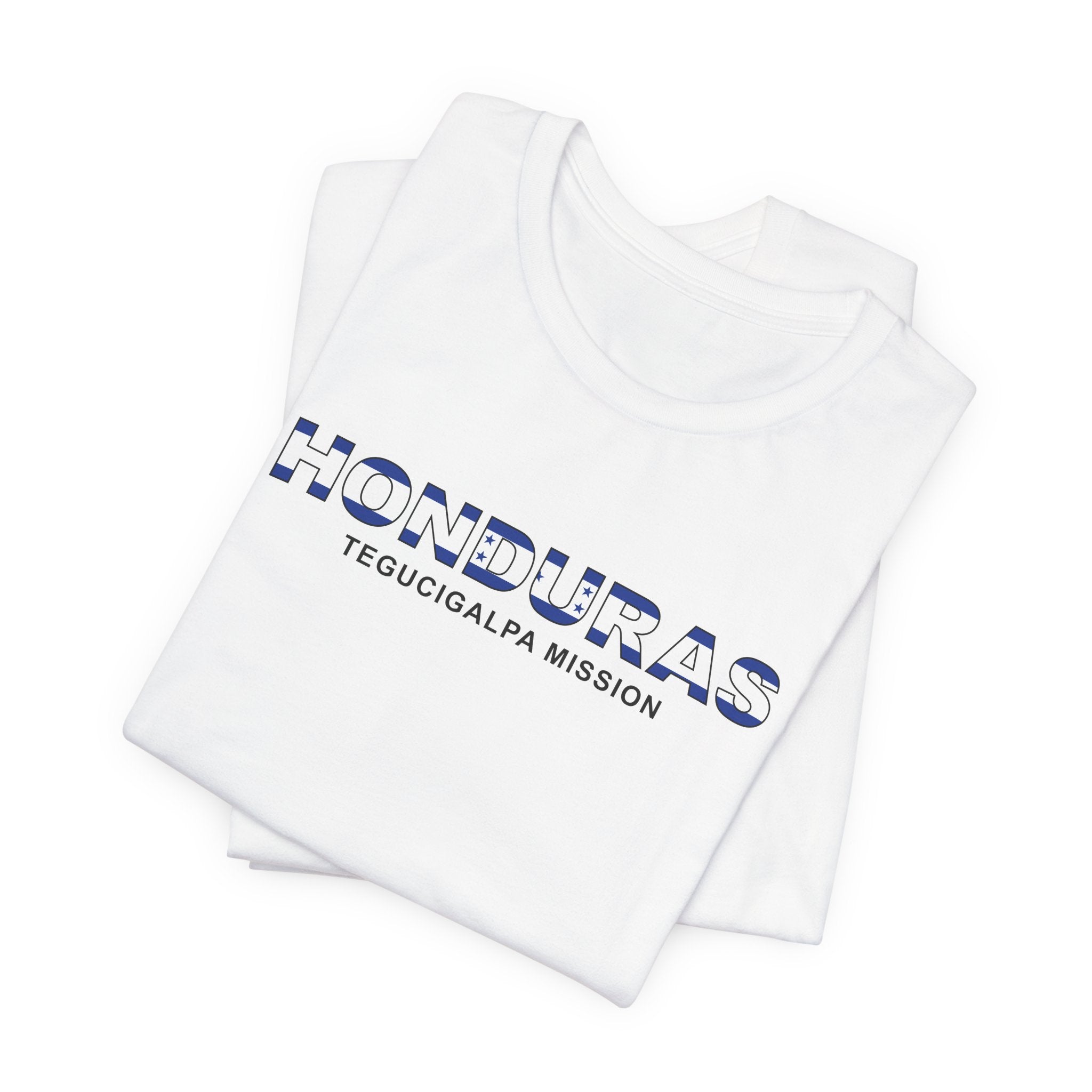 Honduras Tegucigalpa Mission Flag Title T-shirt - Mission Wishlist - LDS Missionary Gift Store