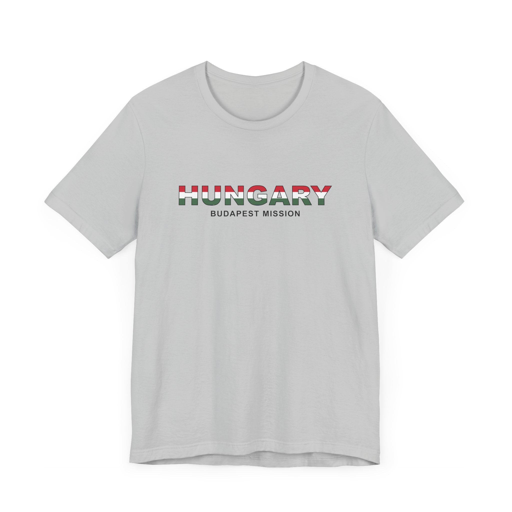 Hungary Budapest Mission Flag Title T-shirt - Mission Wishlist - LDS Missionary Gift Store