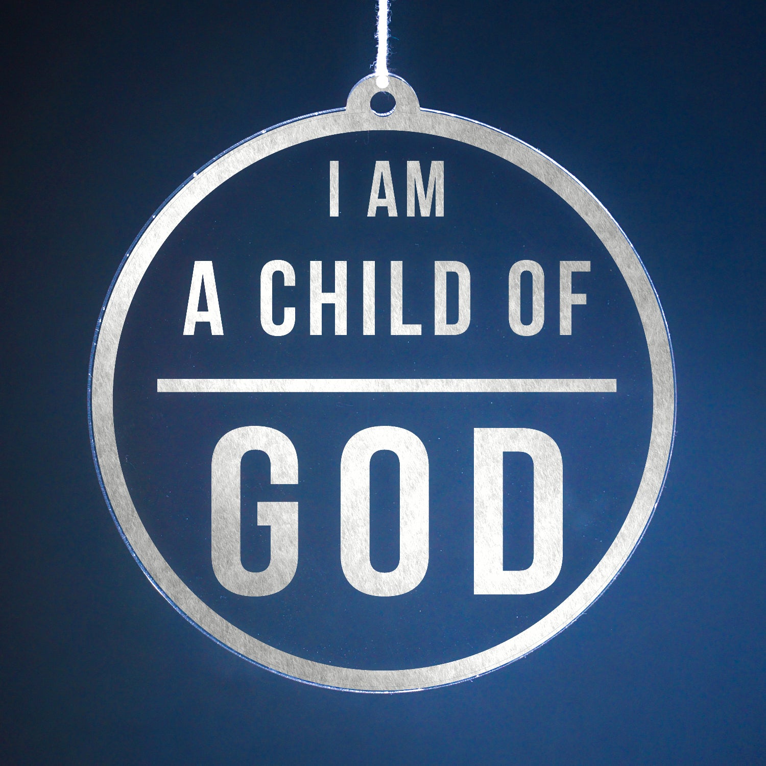 Set of I am a Child of God Ornaments