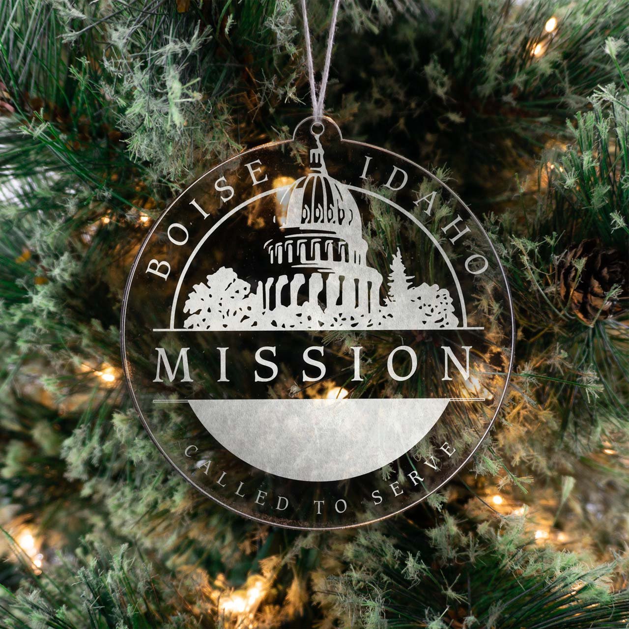 Idaho Boise Mission Christmas Ornament - Latter-Day Saint LDS Missionary Gift - Book of Mormon