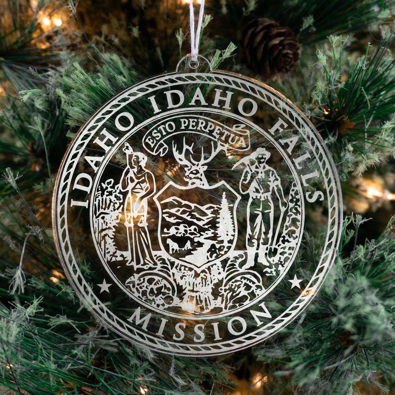 Idaho Idaho Falls Mission Christmas Ornament - Latter-Day Saint LDS Missionary Gift - Book of Mormon