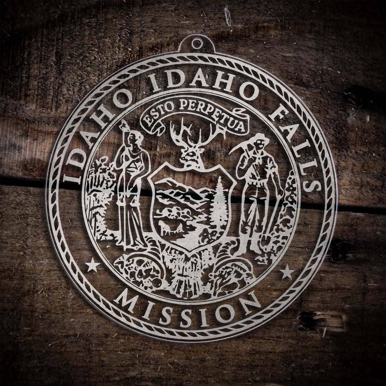 Idaho Idaho Falls Mission Christmas Ornament - Latter-Day Saint LDS Missionary Gift - Book of Mormon