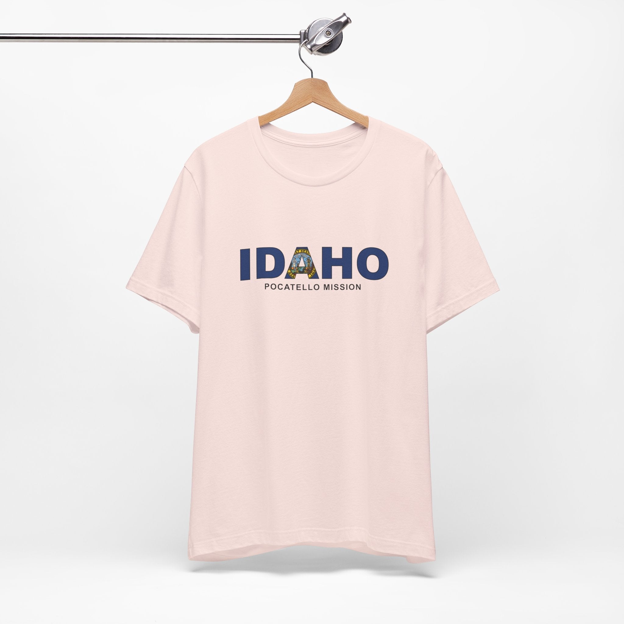Idaho Pocatello Mission Flag Title T-shirt - Mission Wishlist - LDS Missionary Gift Store