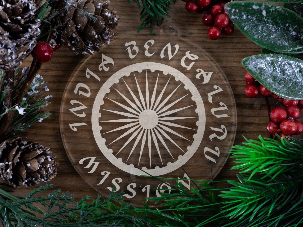 India Bengaluru Mission Christmas Ornament - Latter-Day Saint LDS Missionary Gift - Book of Mormon