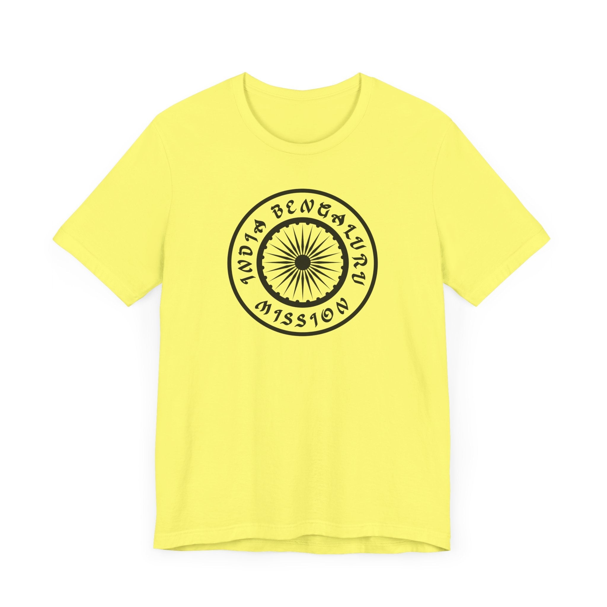 India Bengaluru Mission Circular Monochrome Logo T-Shirt - Mission Wishlist - LDS Missionary Gift Store