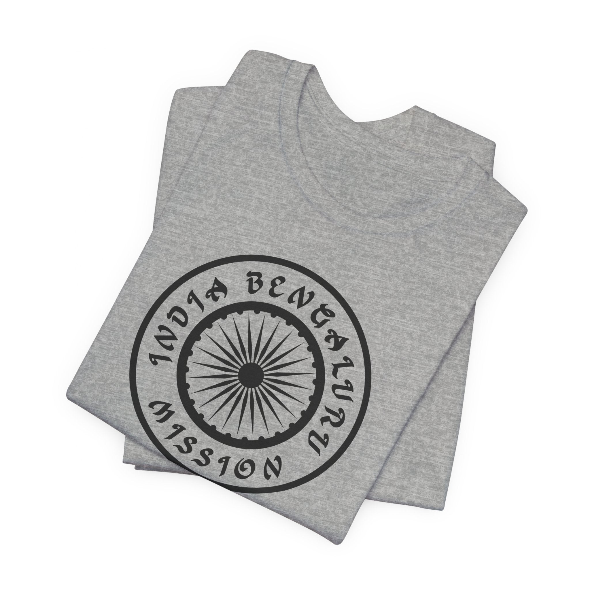 India Bengaluru Mission Circular Monochrome Logo T-Shirt - Mission Wishlist - LDS Missionary Gift Store