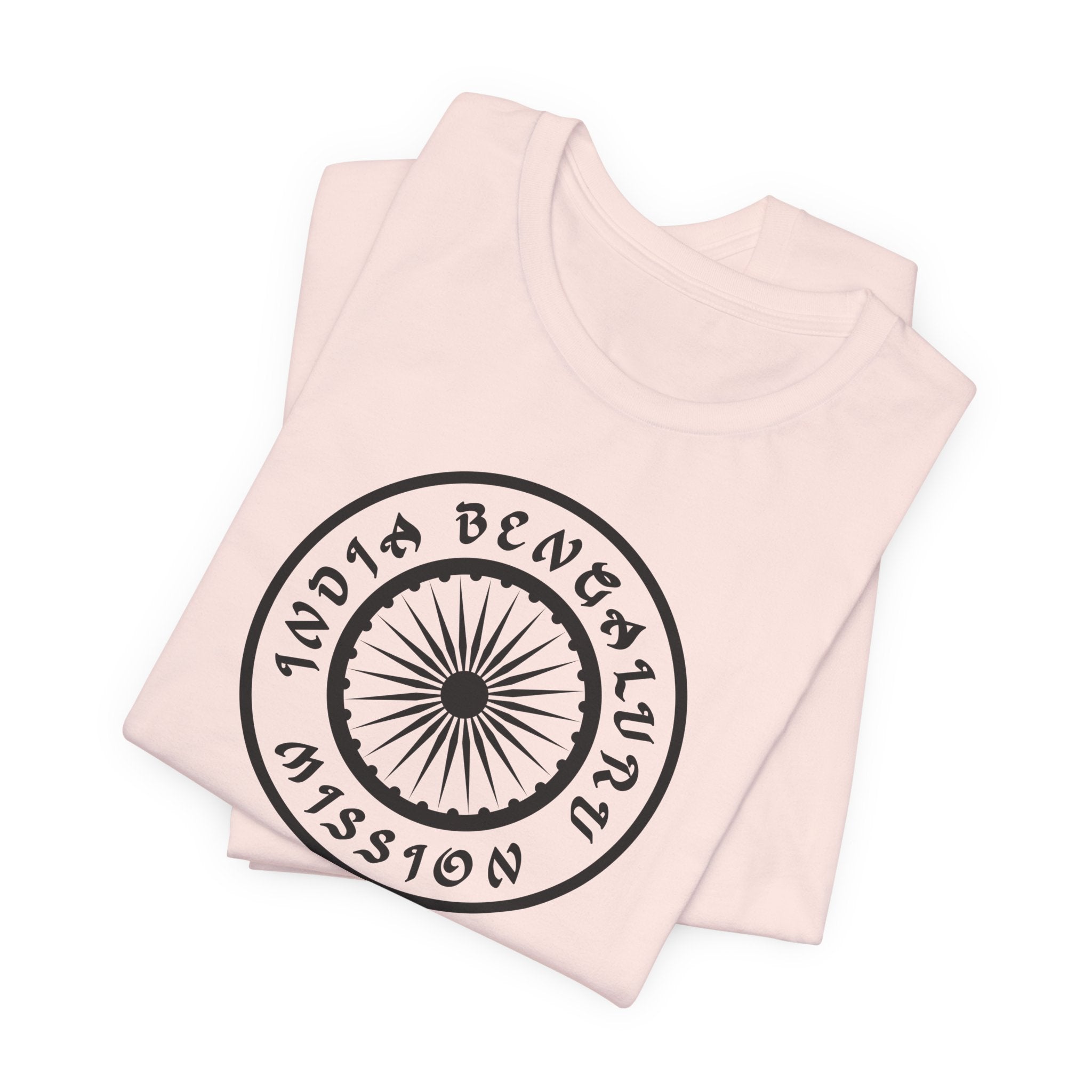India Bengaluru Mission Circular Monochrome Logo T-Shirt - Mission Wishlist - LDS Missionary Gift Store