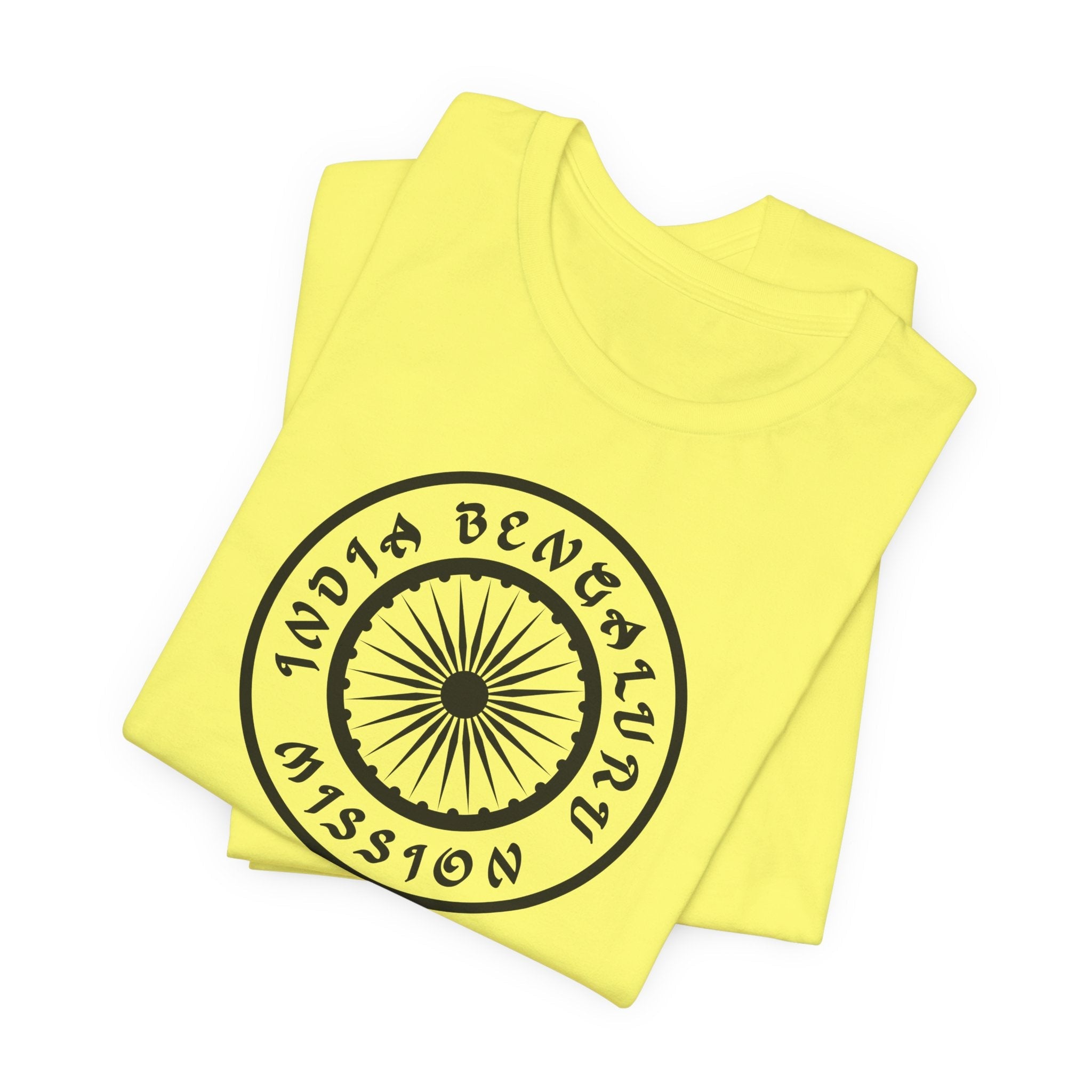 India Bengaluru Mission Circular Monochrome Logo T-Shirt - Mission Wishlist - LDS Missionary Gift Store