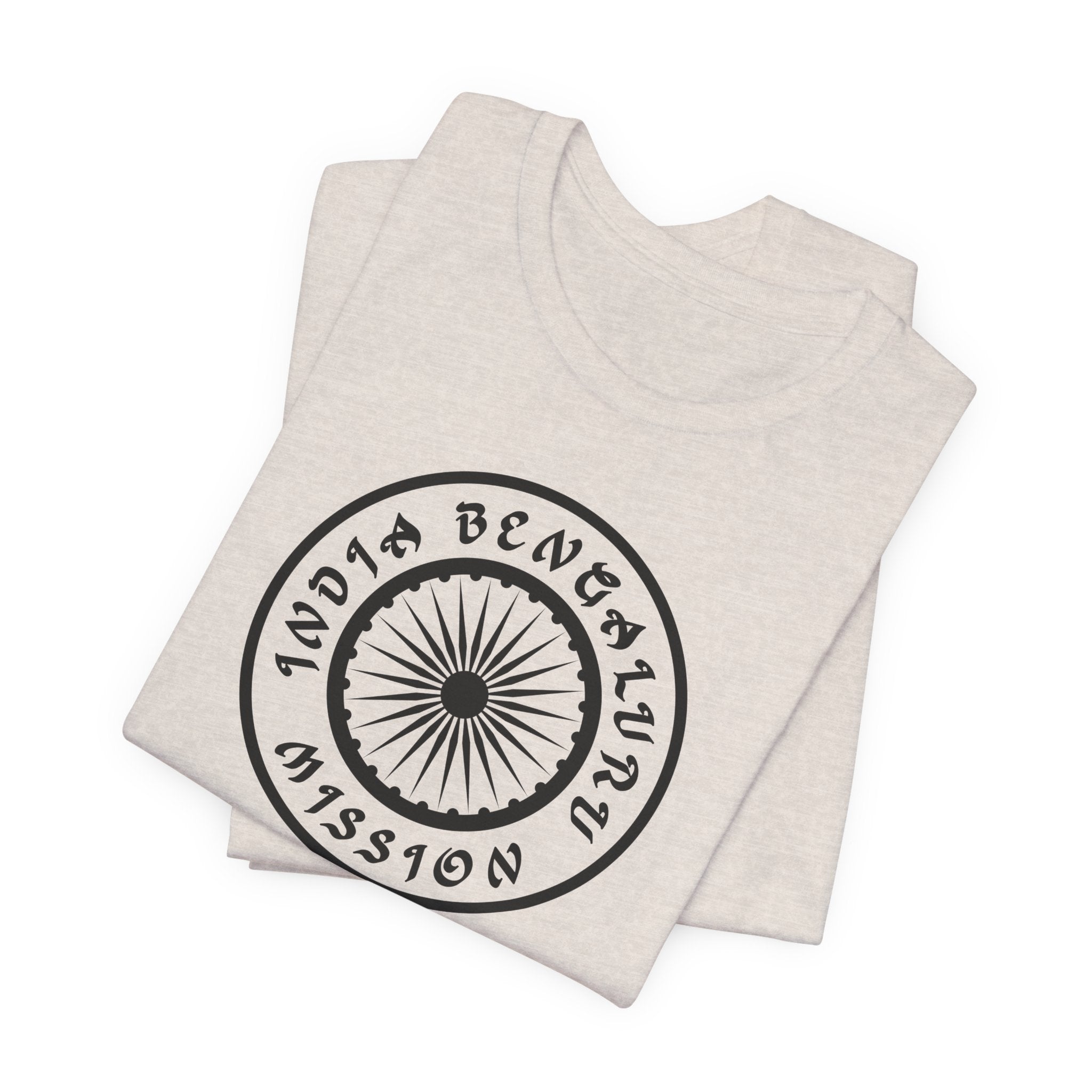 India Bengaluru Mission Circular Monochrome Logo T-Shirt - Mission Wishlist - LDS Missionary Gift Store