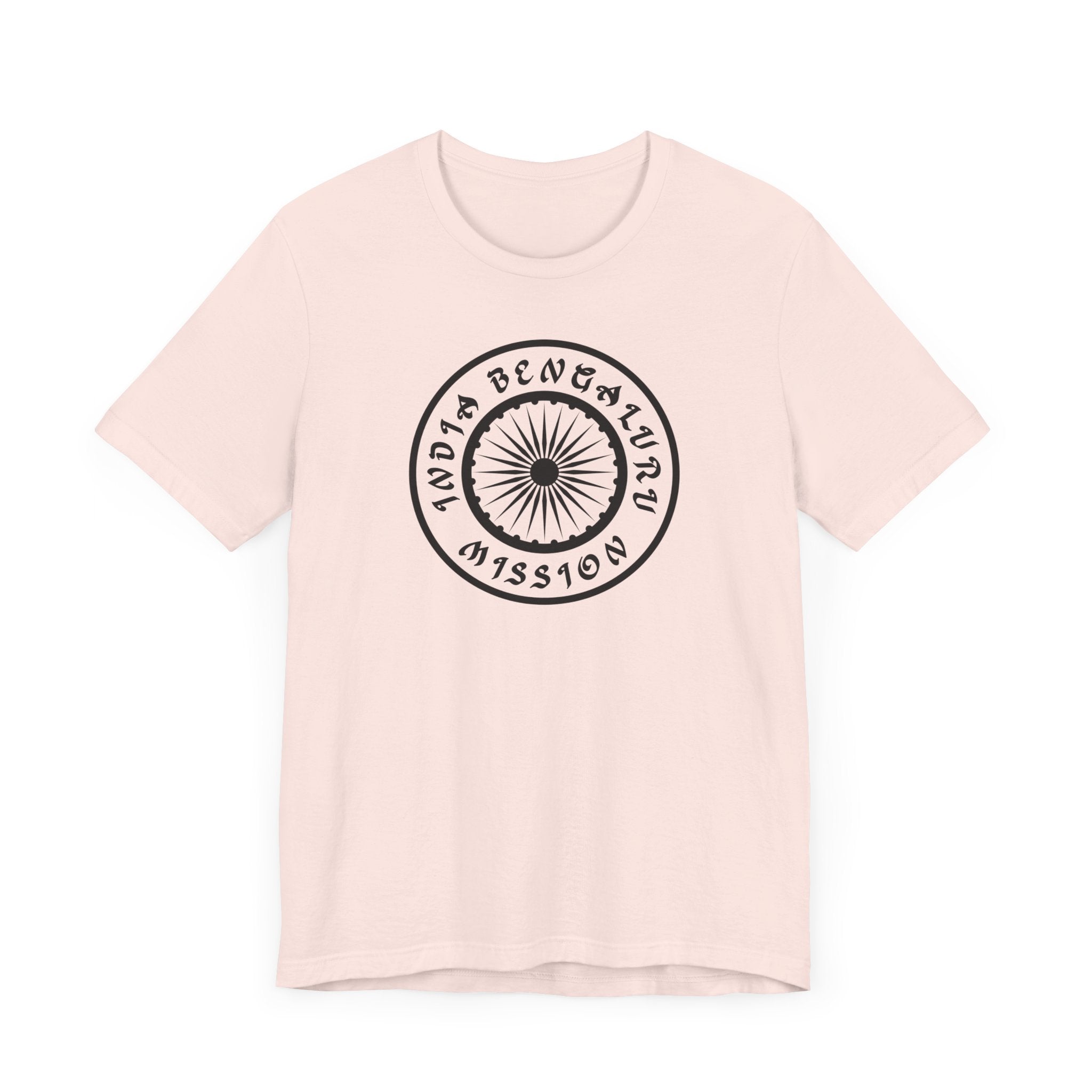 India Bengaluru Mission Circular Monochrome Logo T-Shirt - Mission Wishlist - LDS Missionary Gift Store