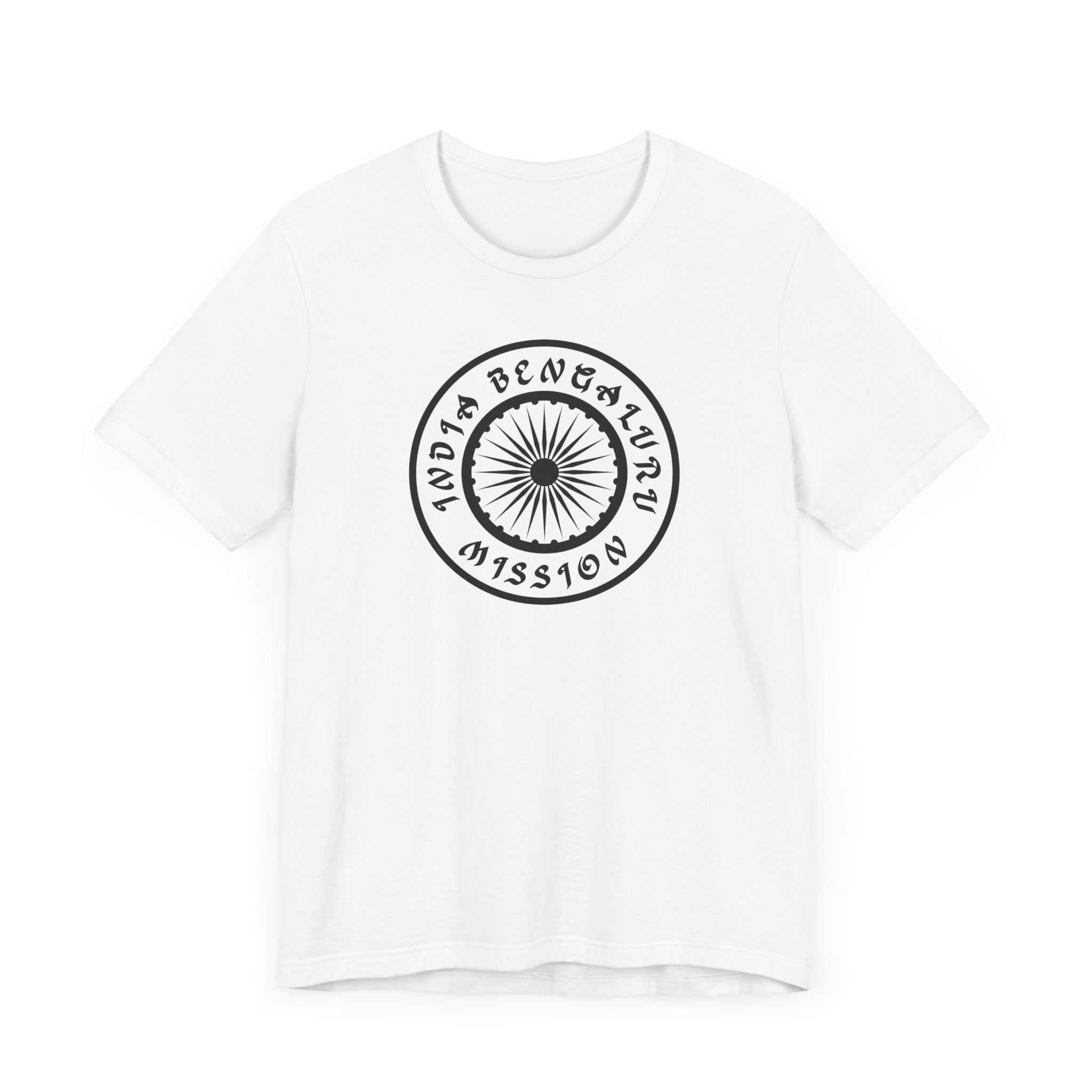 India Bengaluru Mission Circular Monochrome Logo T-Shirt - Mission Wishlist - LDS Missionary Gift Store