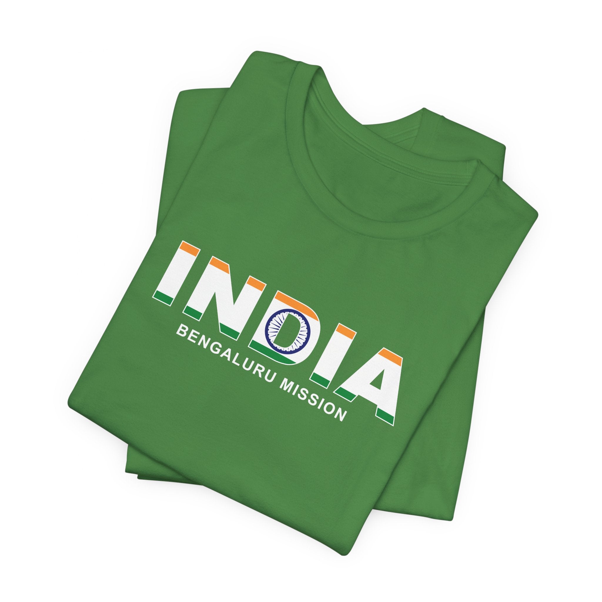 India Bengaluru Mission Flag Title T-shirt - Mission Wishlist - LDS Missionary Gift Store