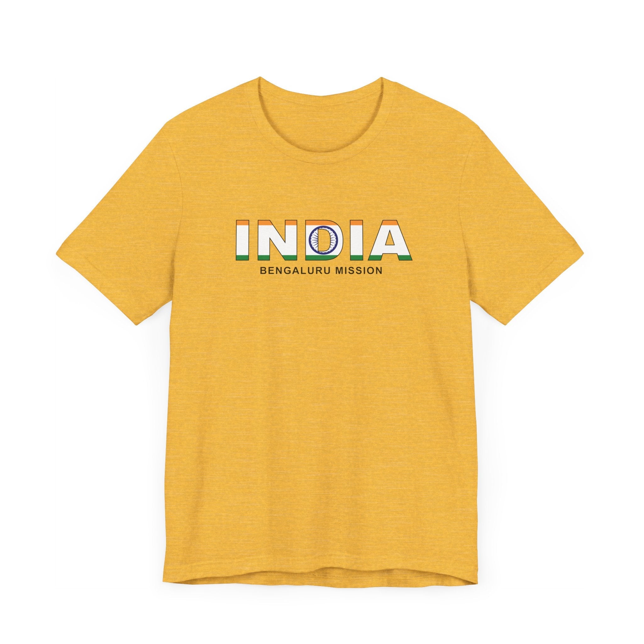 India Bengaluru Mission Flag Title T-shirt - Mission Wishlist - LDS Missionary Gift Store