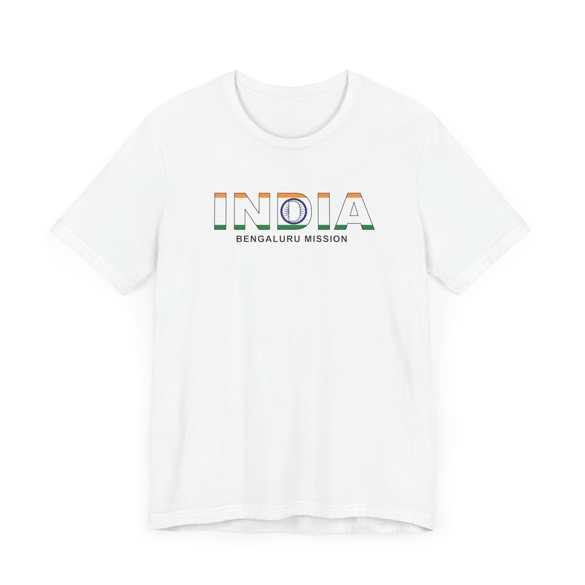 India Bengaluru Mission Flag Title T-shirt - Mission Wishlist - LDS Missionary Gift Store