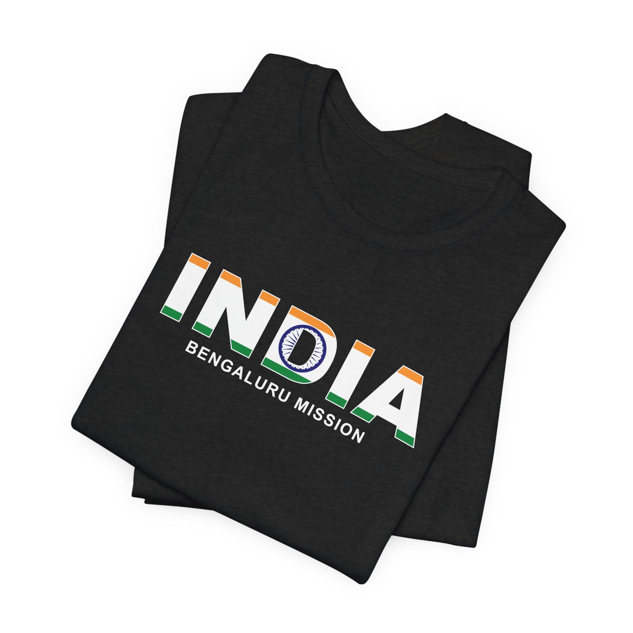India Bengaluru Mission Flag Title T-shirt - Mission Wishlist - LDS Missionary Gift Store