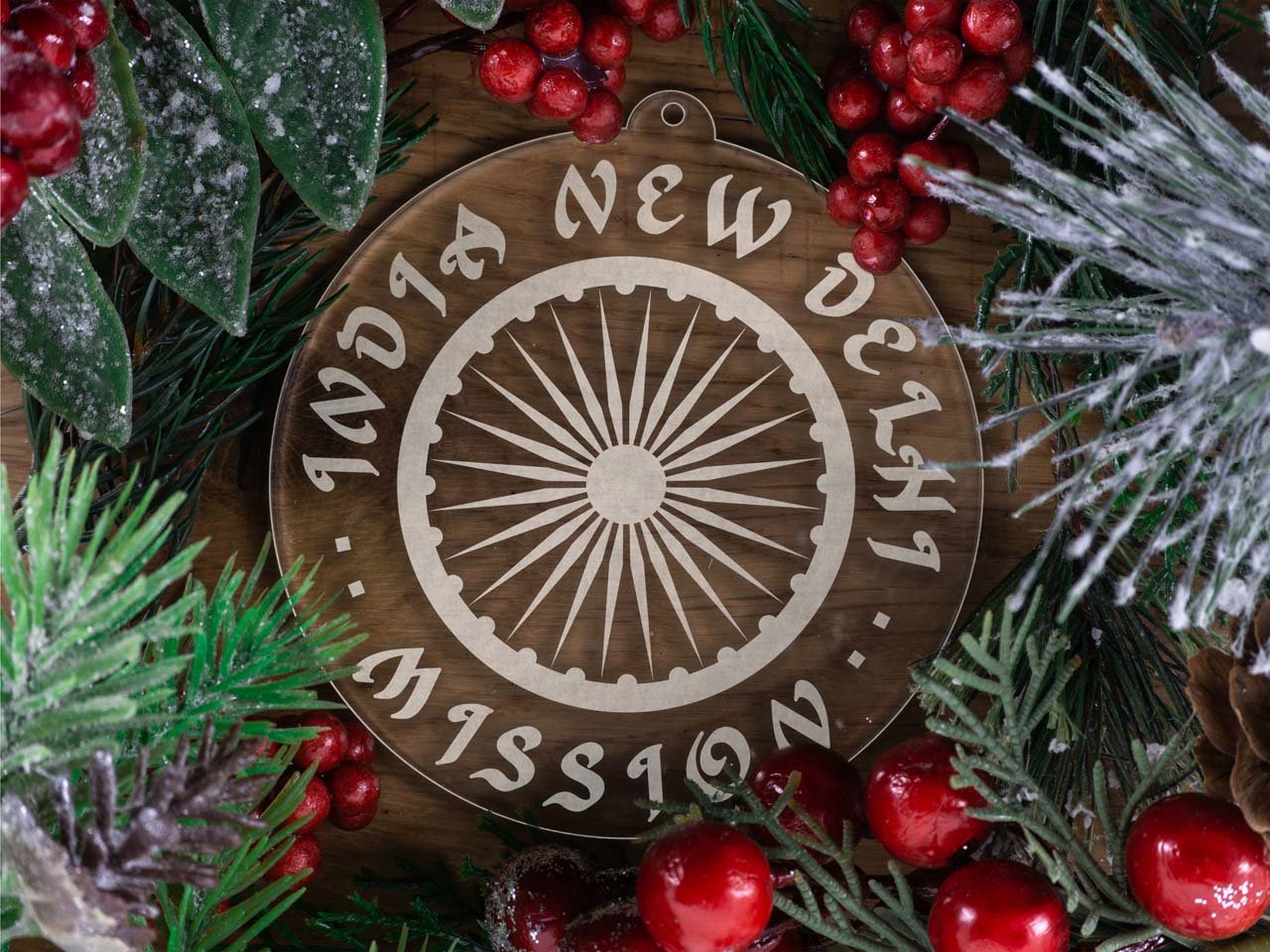 India New Delhi Mission Christmas Ornament - Latter-Day Saint LDS Missionary Gift - Book of Mormon