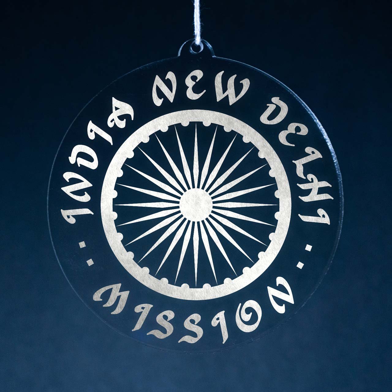 India New Delhi Mission Christmas Ornament - Latter-Day Saint LDS Missionary Gift - Book of Mormon