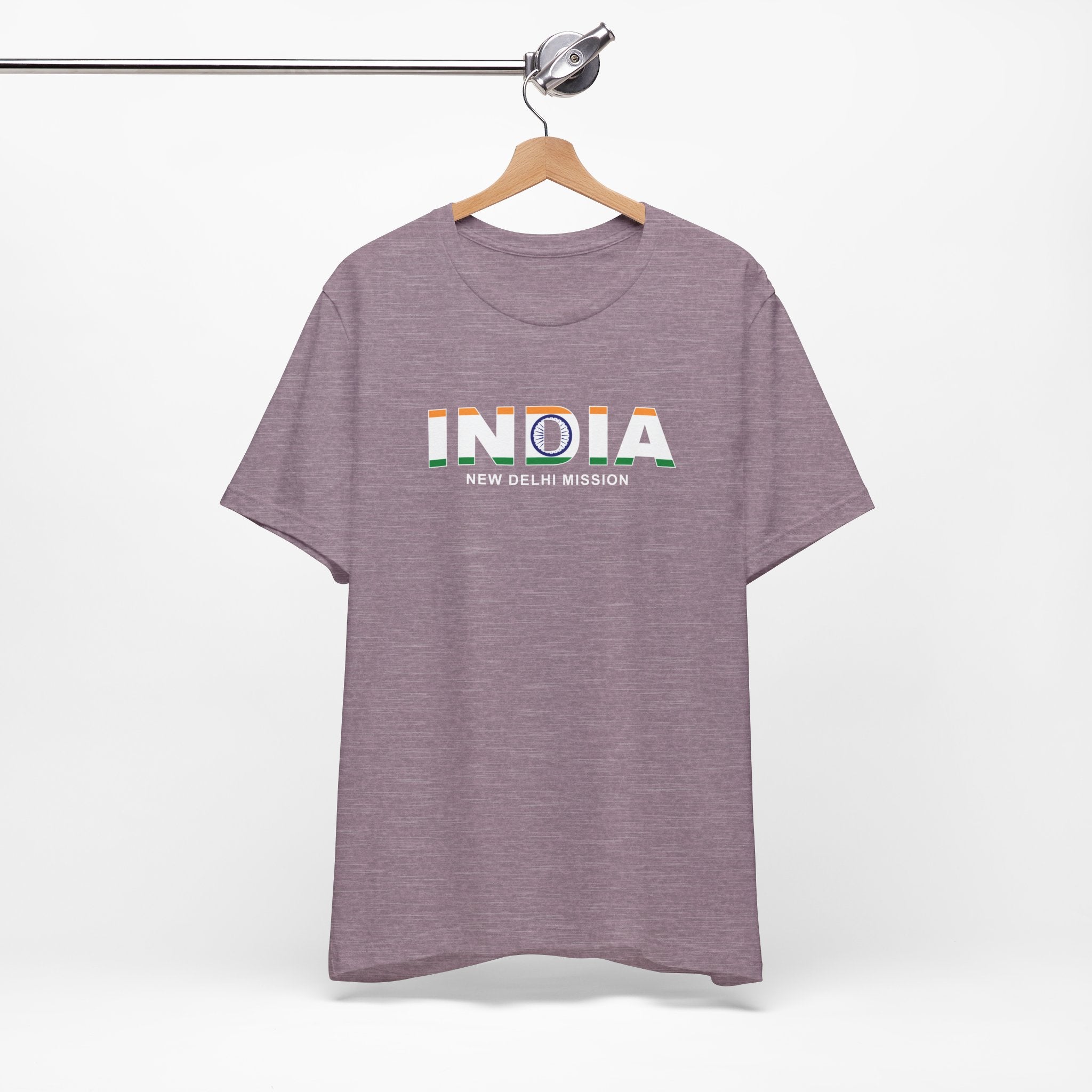 India New Delhi Mission Flag Title T-shirt - Mission Wishlist - LDS Missionary Gift Store