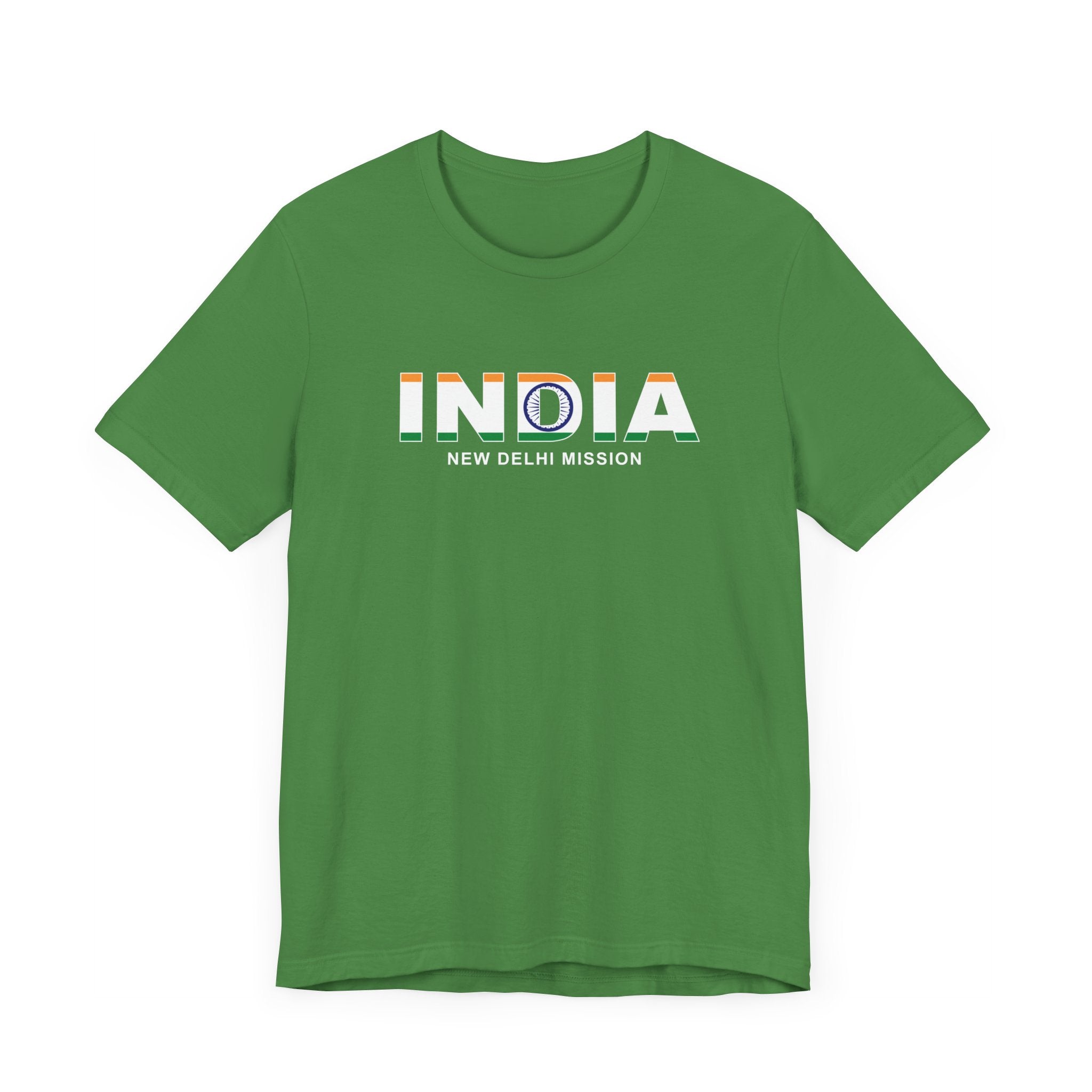 India New Delhi Mission Flag Title T-shirt - Mission Wishlist - LDS Missionary Gift Store