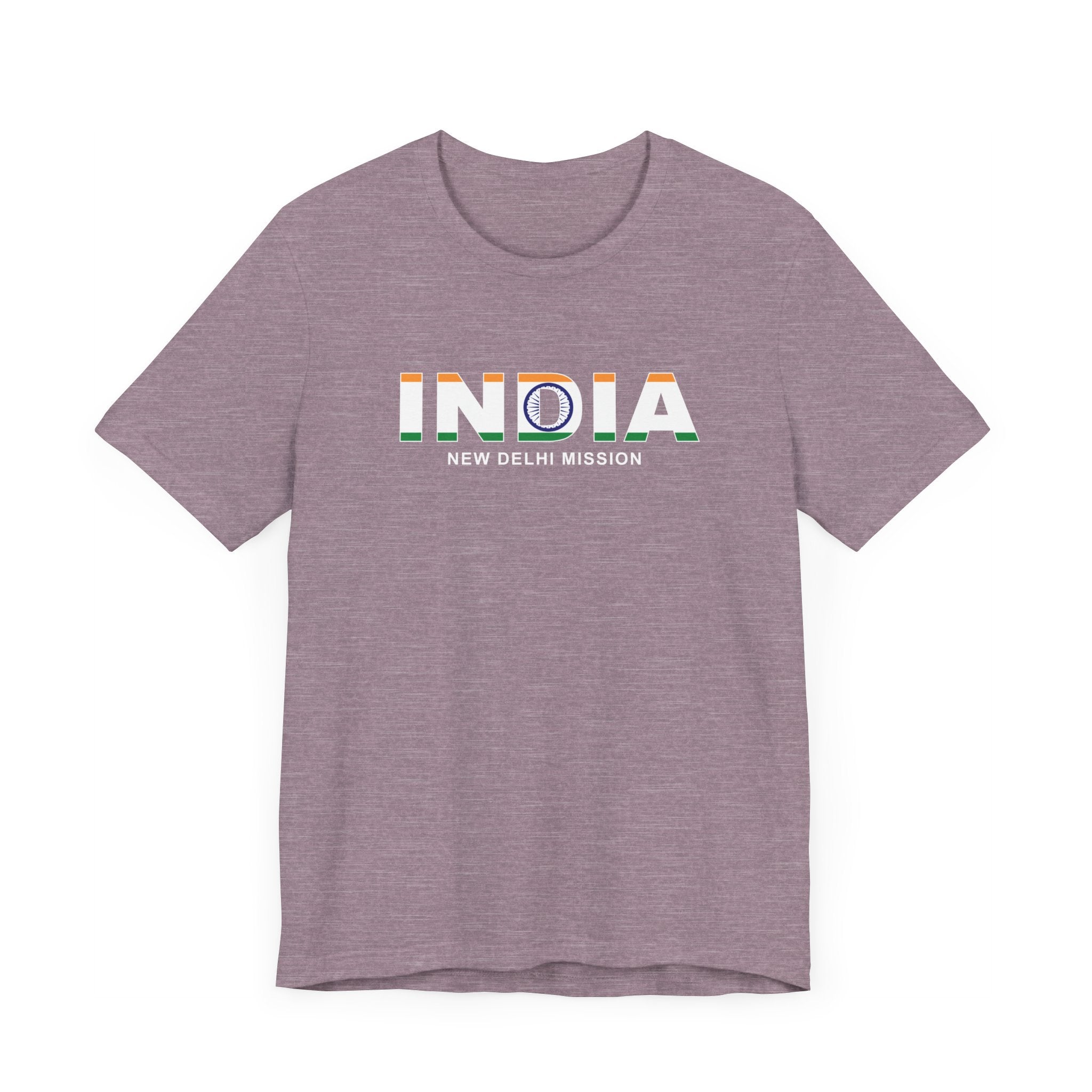 India New Delhi Mission Flag Title T-shirt - Mission Wishlist - LDS Missionary Gift Store