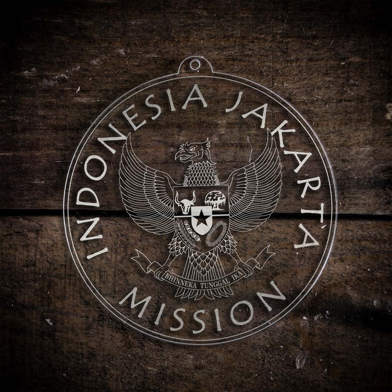 Indonesia Jakarta Mission Christmas Ornament - Latter-Day Saint LDS Missionary Gift - Book of Mormon