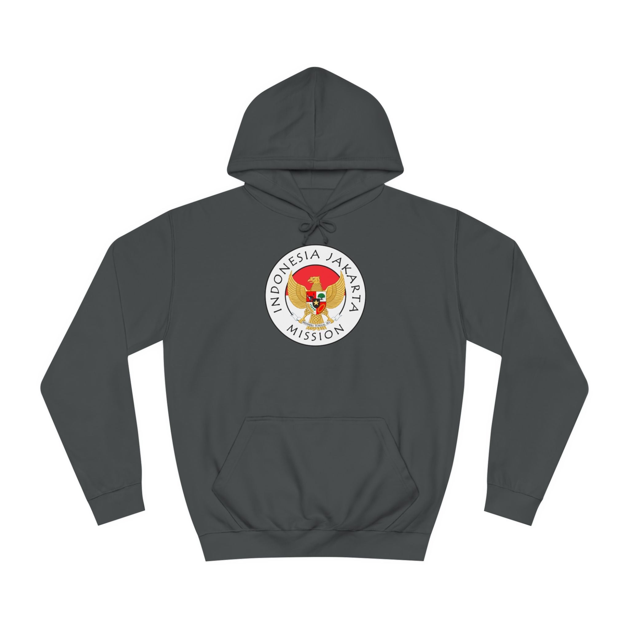 Indonesia Jakarta Mission Flag Logo (White Border) College Hoodie - Mission Wishlist - LDS Missionary Gift Store