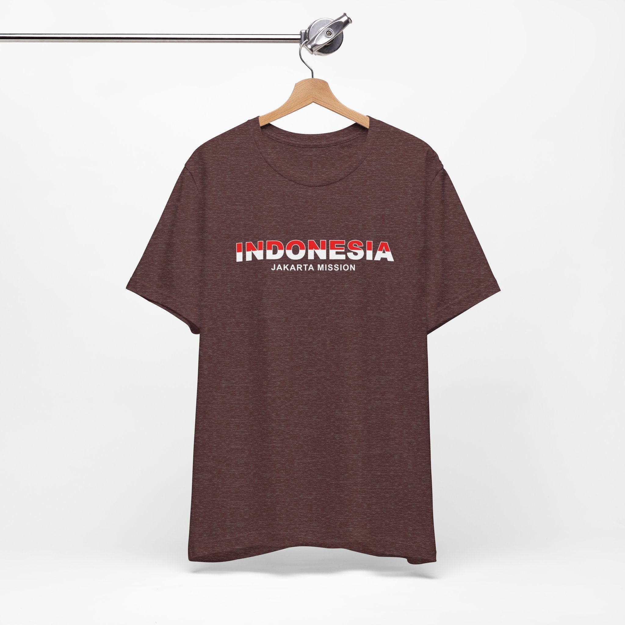 Indonesia Jakarta Mission Flag Title T-shirt - Mission Wishlist - LDS Missionary Gift Store