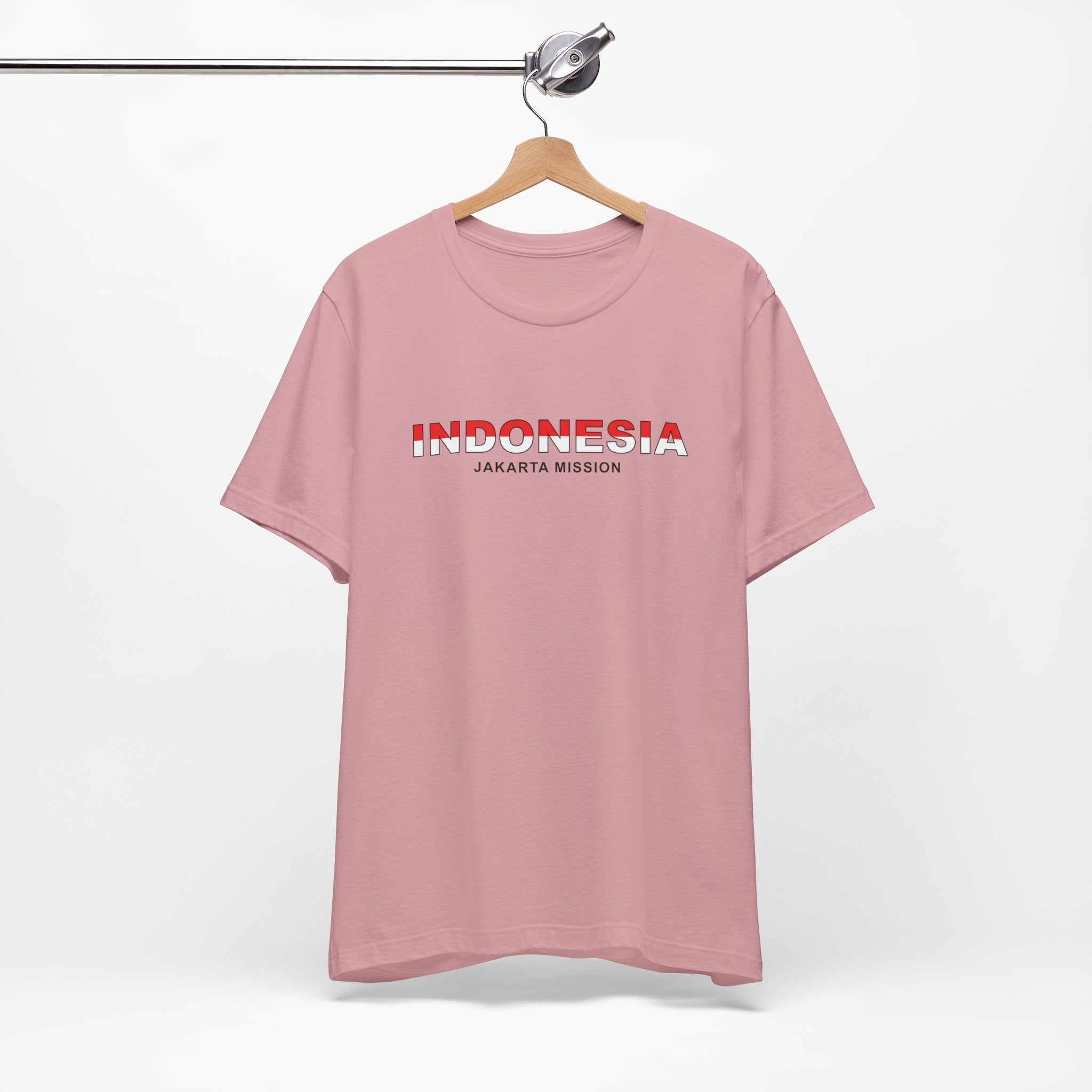 Indonesia Jakarta Mission Flag Title T-shirt - Mission Wishlist - LDS Missionary Gift Store