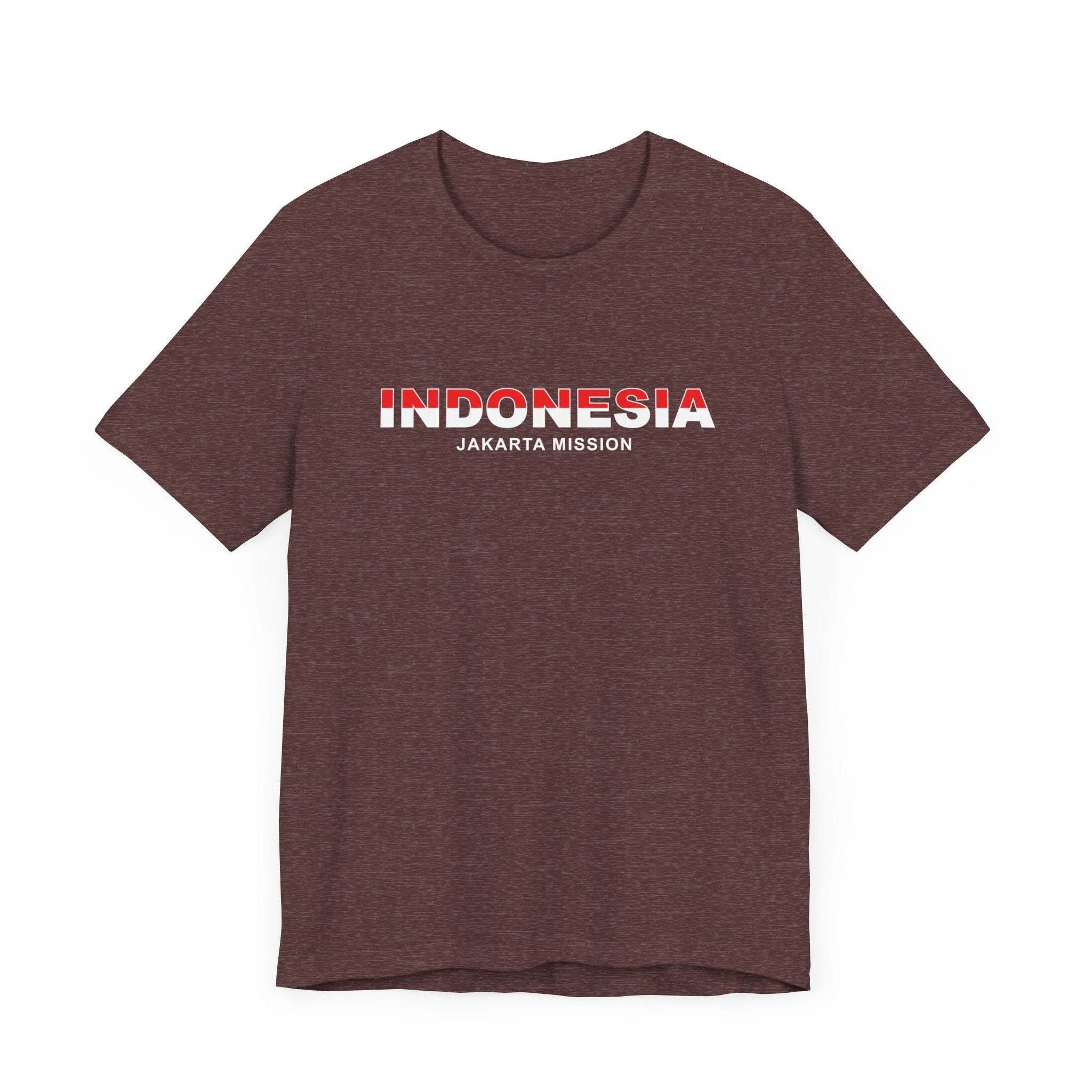 Indonesia Jakarta Mission Flag Title T-shirt - Mission Wishlist - LDS Missionary Gift Store
