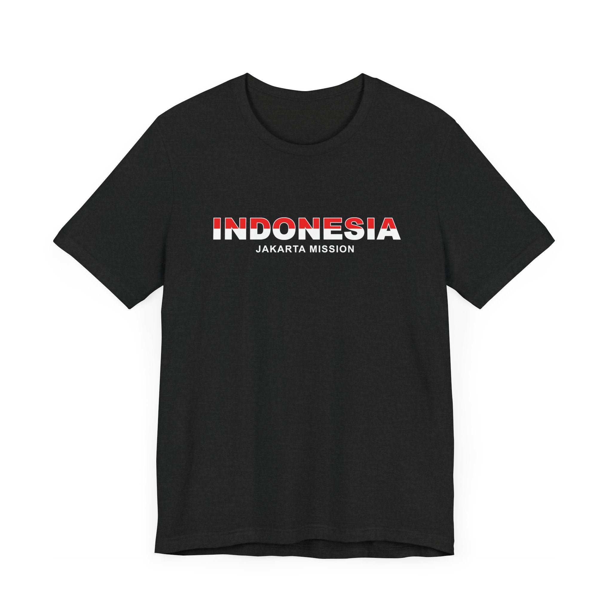 Indonesia Jakarta Mission Flag Title T-shirt - Mission Wishlist - LDS Missionary Gift Store