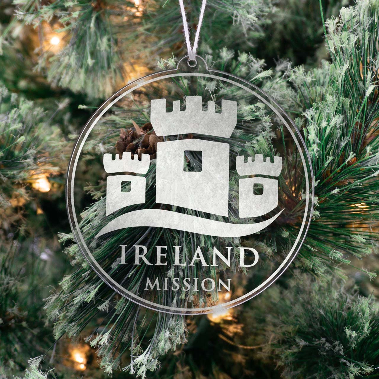 Ireland Mission Christmas Ornament - Latter-Day Saint LDS Missionary Gift - Book of Mormon