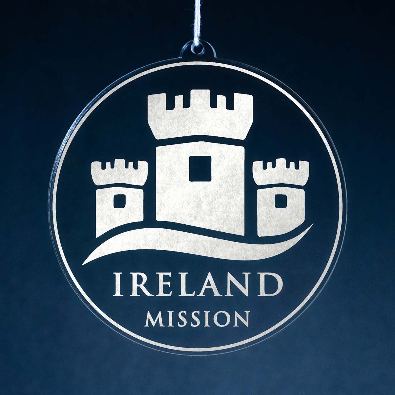 Ireland Mission Christmas Ornament - Latter-Day Saint LDS Missionary Gift - Book of Mormon