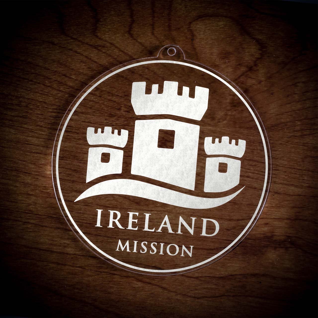 Ireland Mission Christmas Ornament - Latter-Day Saint LDS Missionary Gift - Book of Mormon