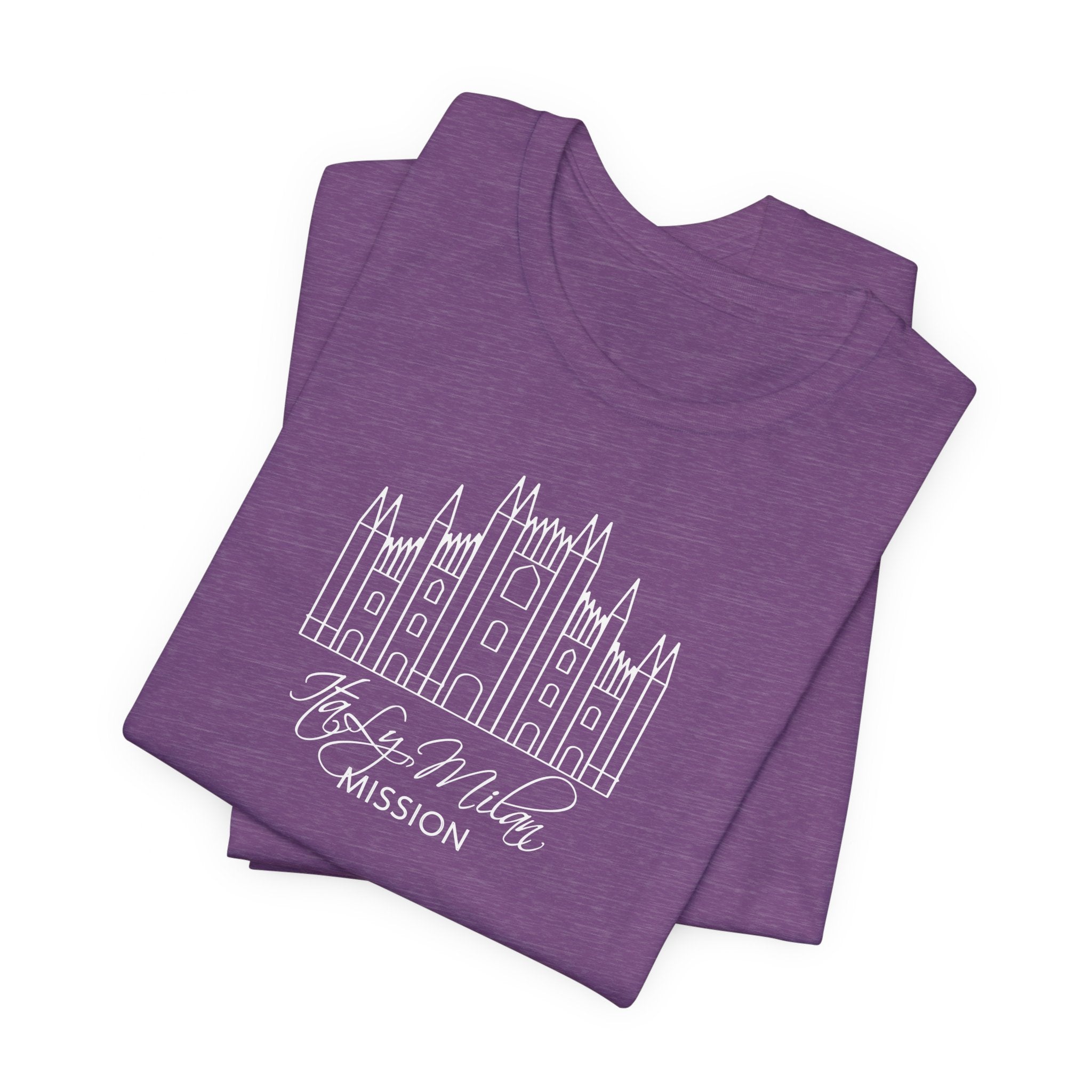 Italy Milan Mission Monochrome Logo T-Shirt - Mission Wishlist - LDS Missionary Gift Store