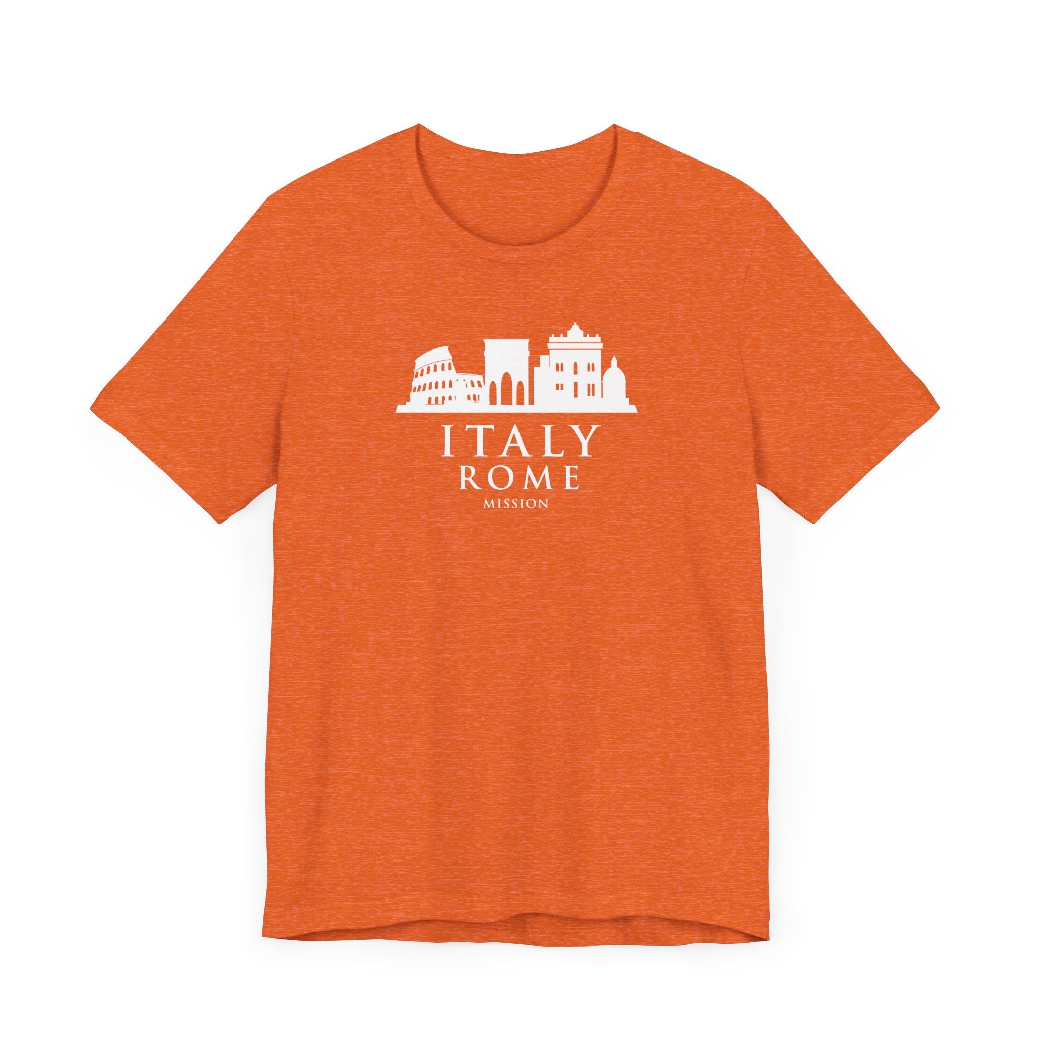 Italy Rome Mission Circular Monochrome Logo T-Shirt - Mission Wishlist - LDS Missionary Gift Store