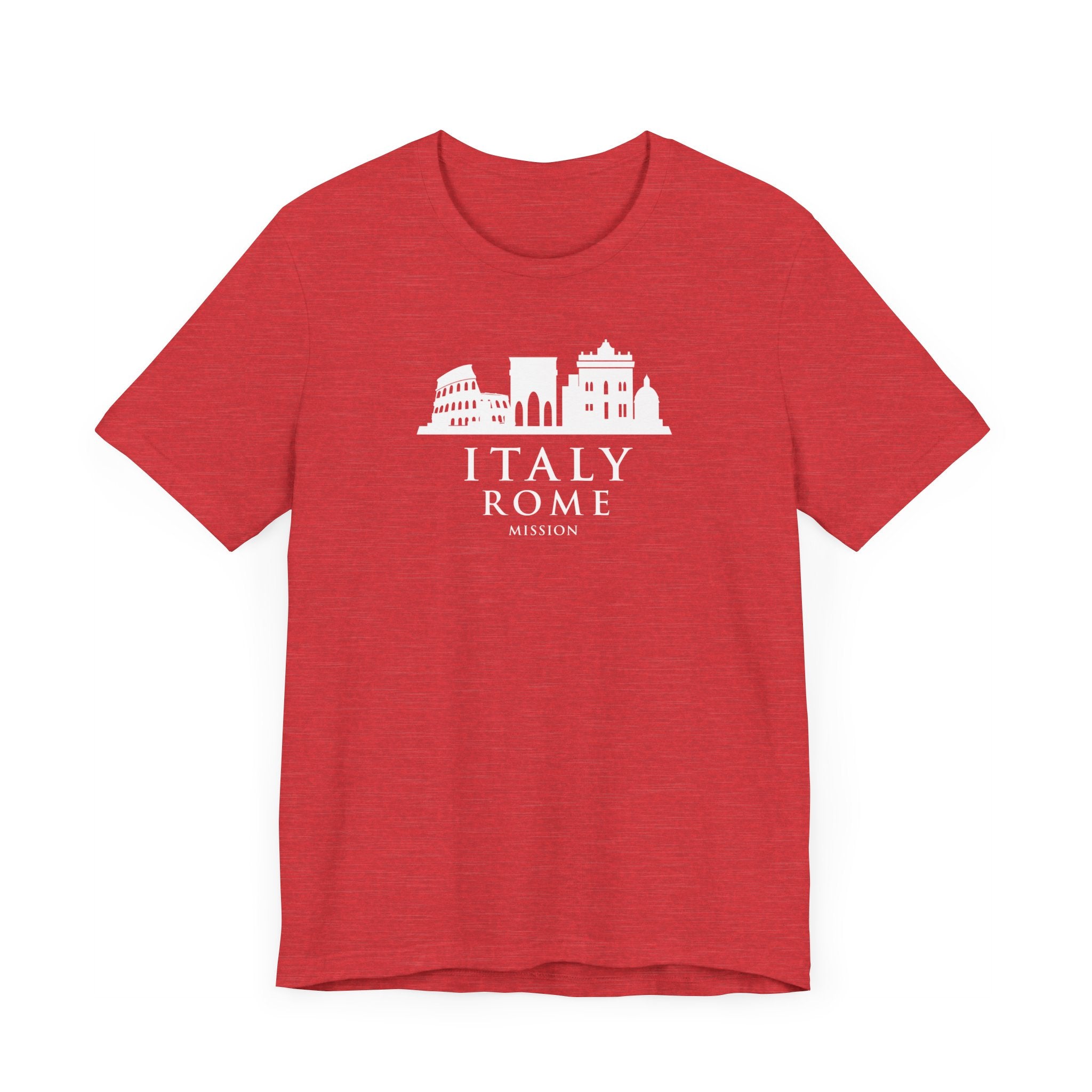 Italy Rome Mission Circular Monochrome Logo T-Shirt - Mission Wishlist - LDS Missionary Gift Store