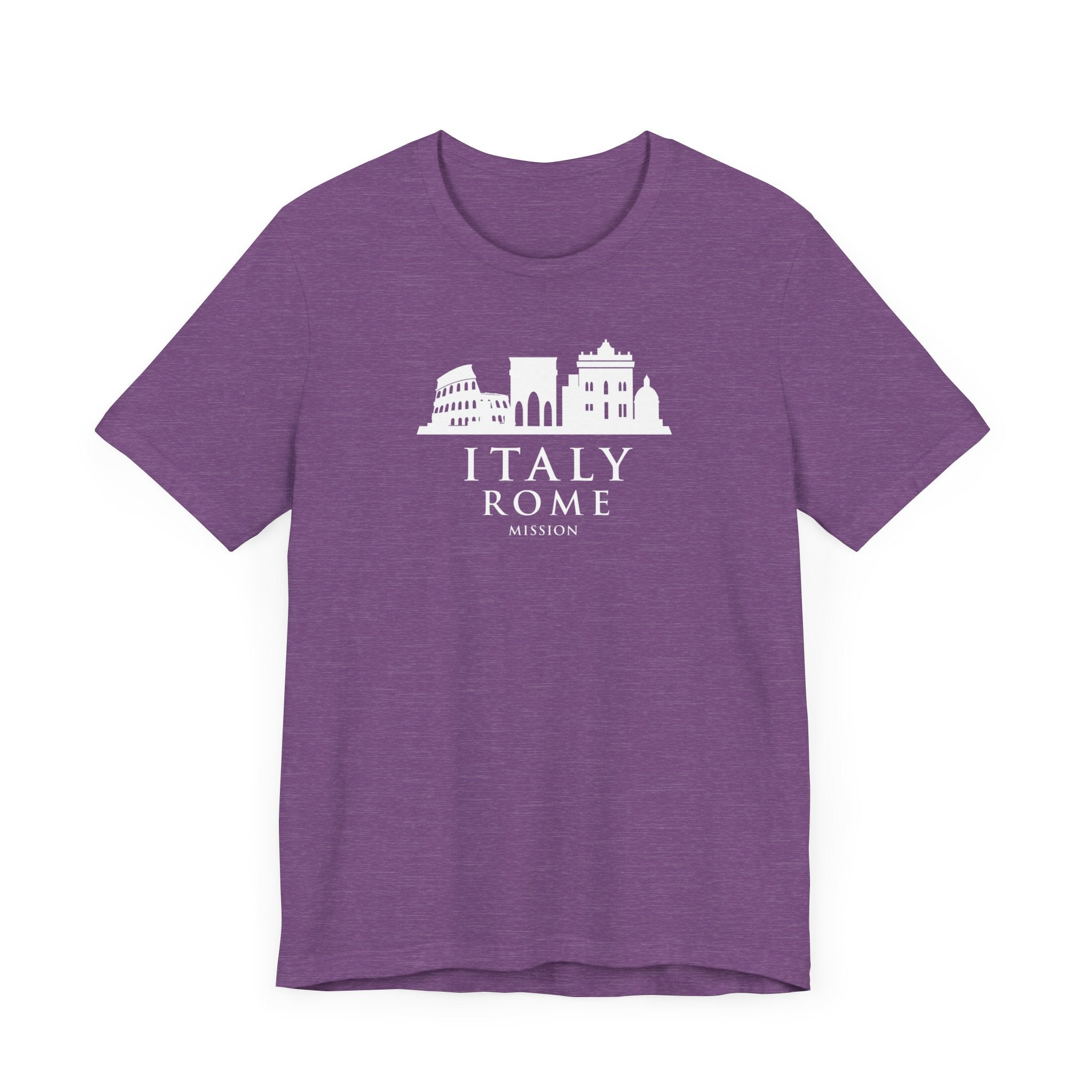Italy Rome Mission Circular Monochrome Logo T-Shirt - Mission Wishlist - LDS Missionary Gift Store