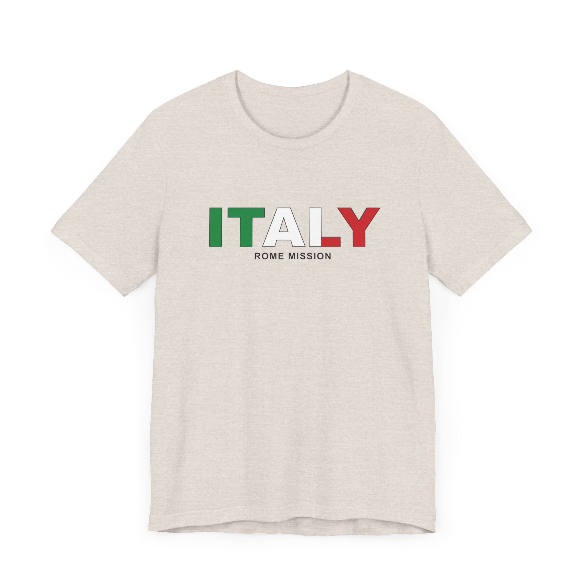 Italy Rome Mission Flag Title T-shirt - Mission Wishlist - LDS Missionary Gift Store