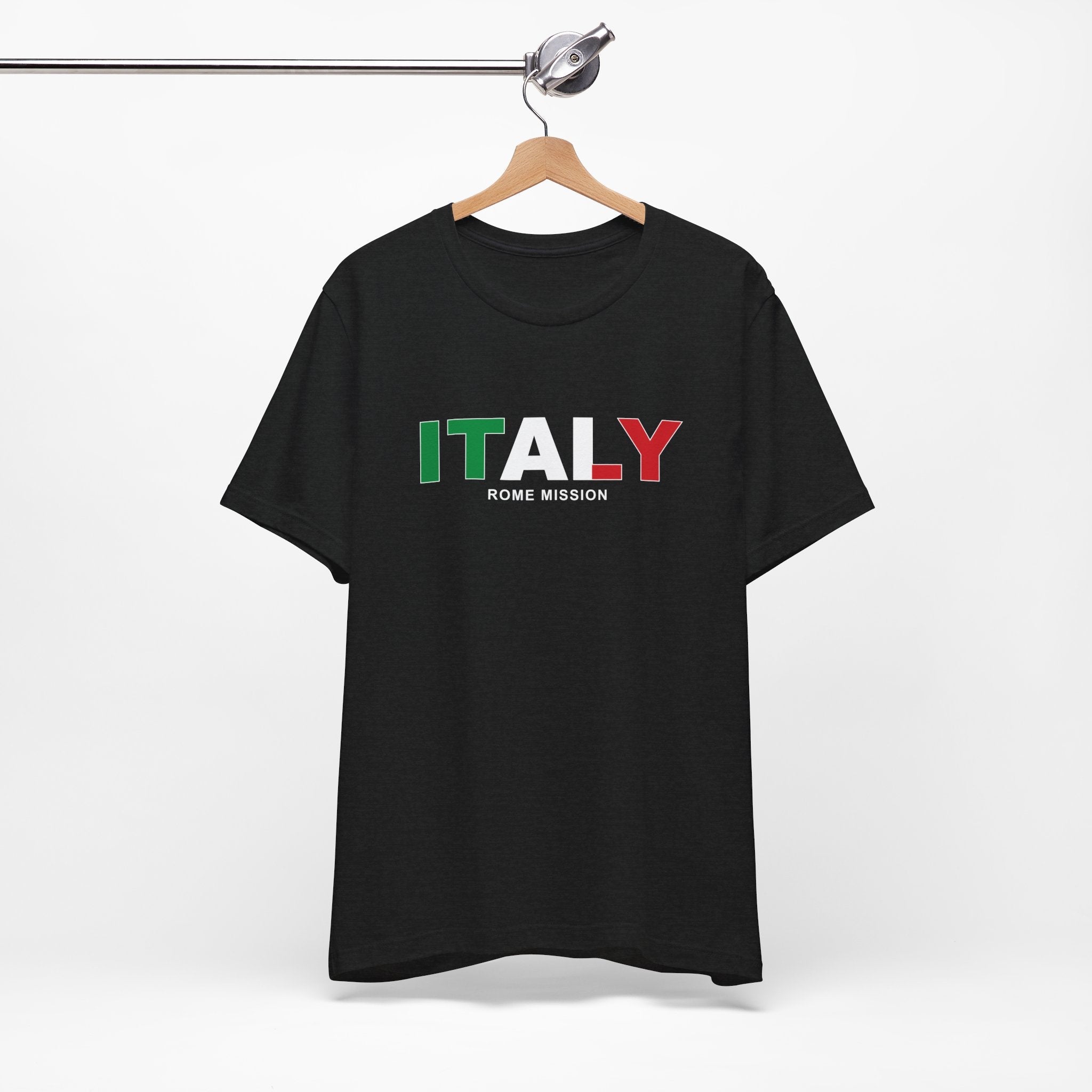Italy Rome Mission Flag Title T-shirt - Mission Wishlist - LDS Missionary Gift Store