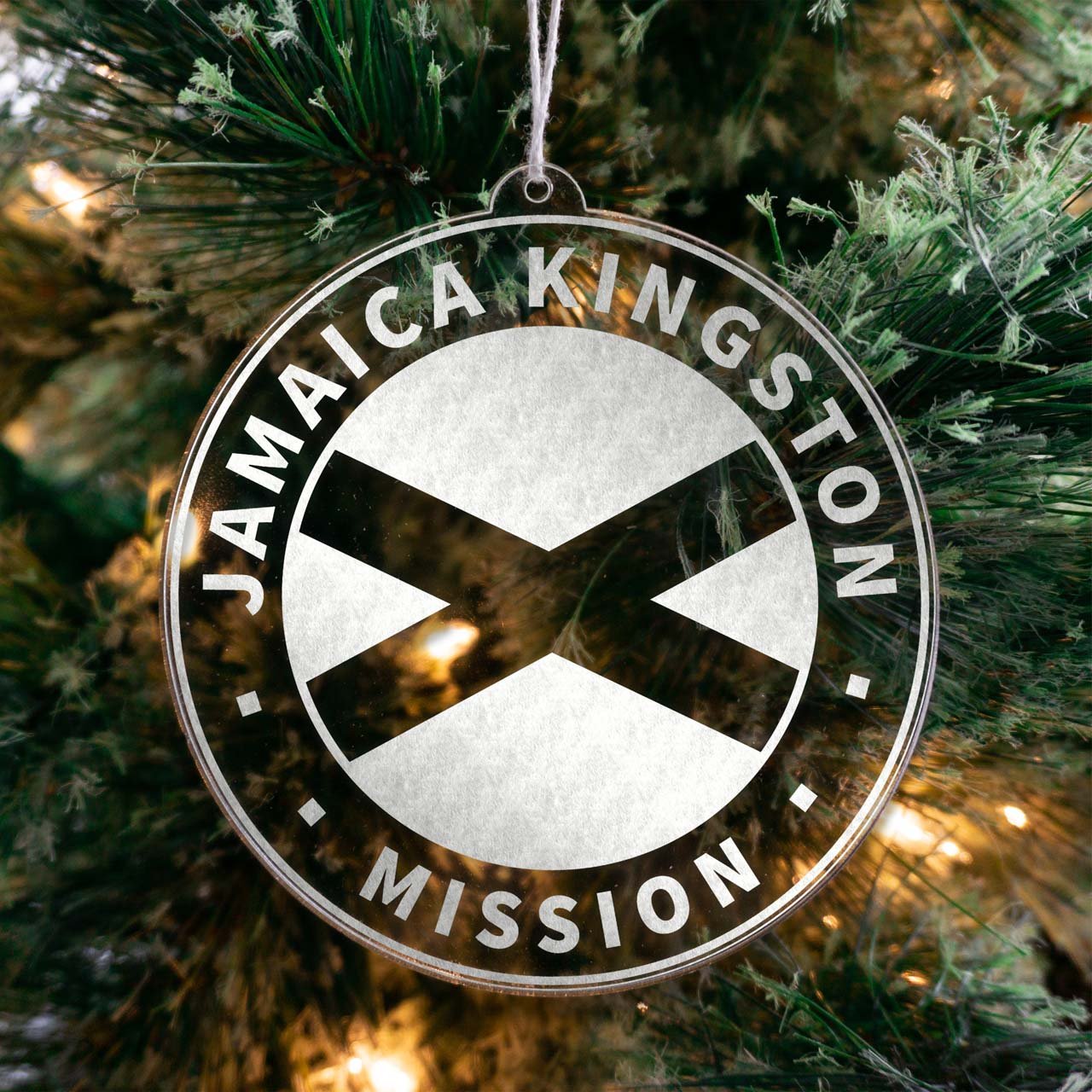 Jamaica Kingston Mission Christmas Ornament - Latter-Day Saint LDS Missionary Gift - Book of Mormon